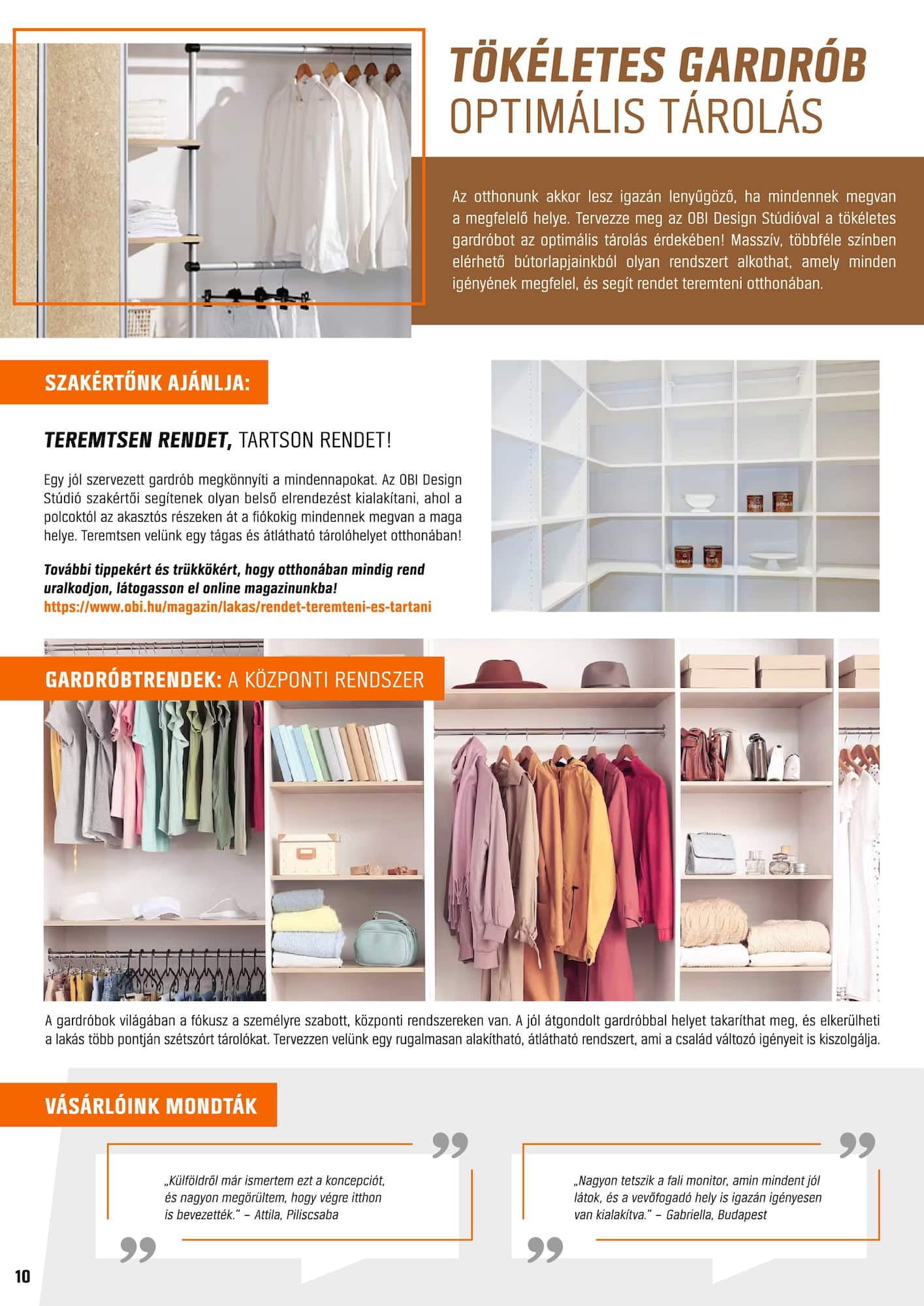 obi - OBI - Designstúdió magazin akciós újság, érvényes 01.08. - 12.31. - page: 10