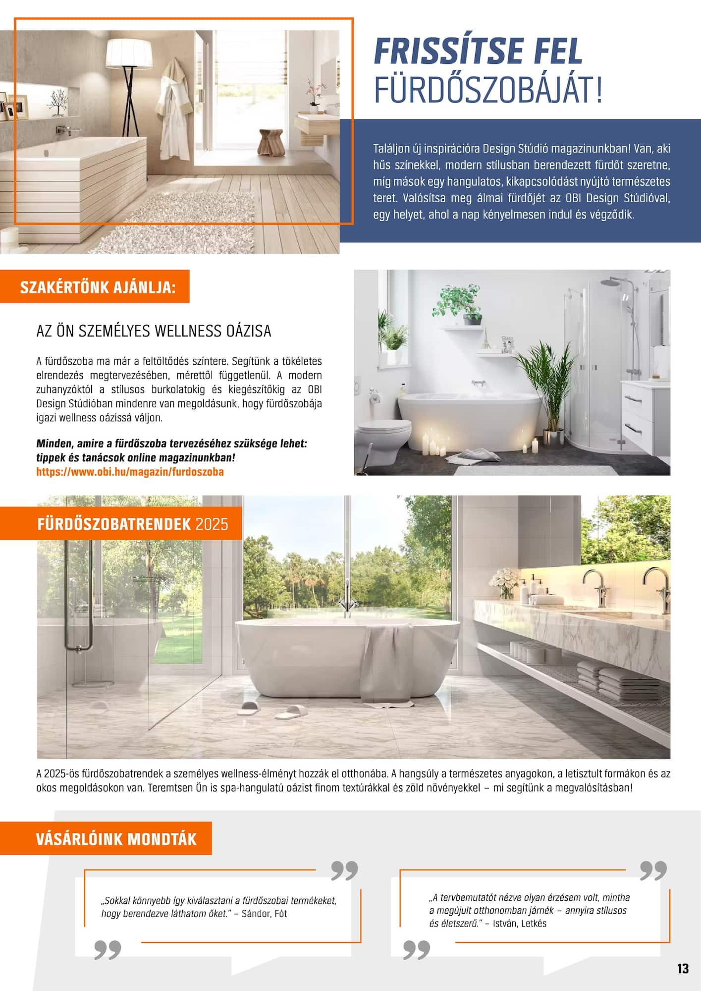 obi - OBI - Designstúdió magazin akciós újság, érvényes 01.08. - 12.31. - page: 13