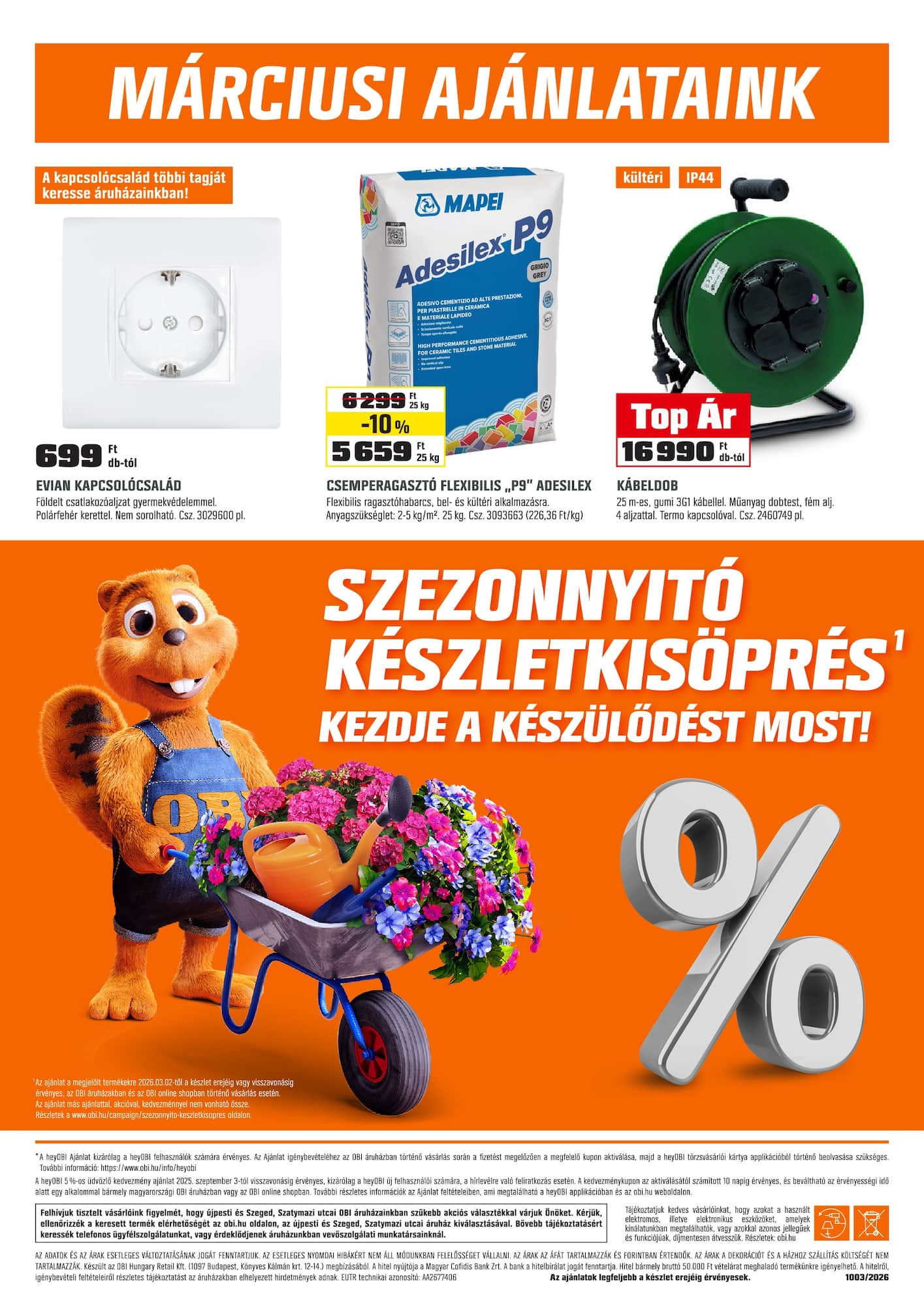 obi - OBI akciós újság, érvényes 2026.03.03. - 2026.03.29. - page: 32