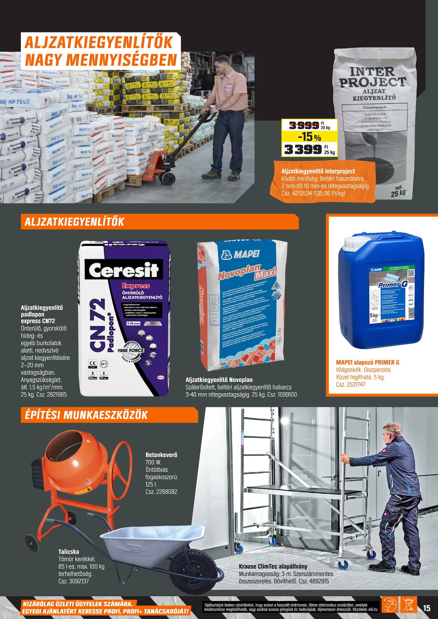 obi - OBI Pro akciós újság, érvényes 2026.03.17. - 2026.06.21. - page: 15