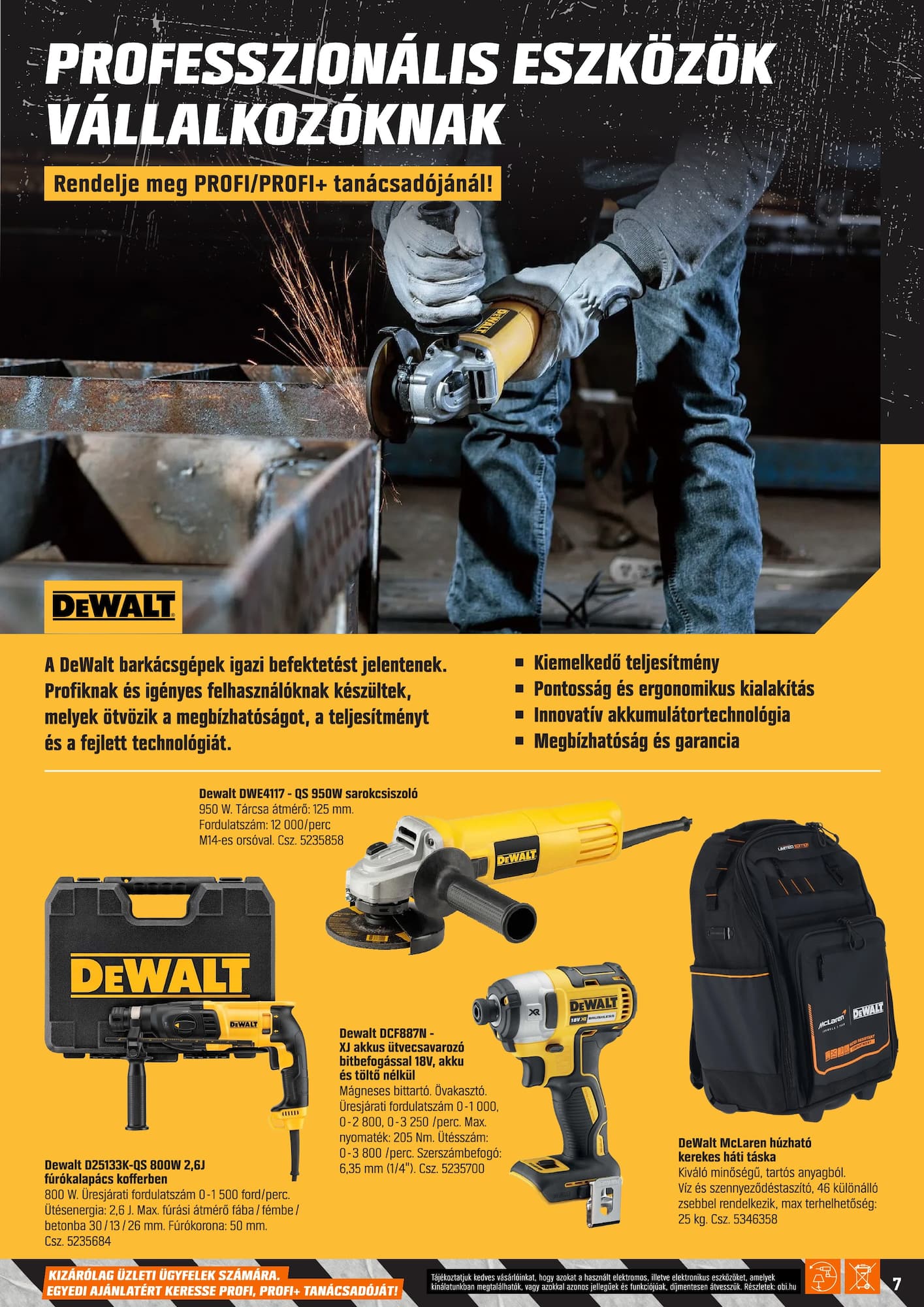 obi - OBI Pro akciós újság, érvényes 2026.03.17. - 2026.06.21. - page: 7