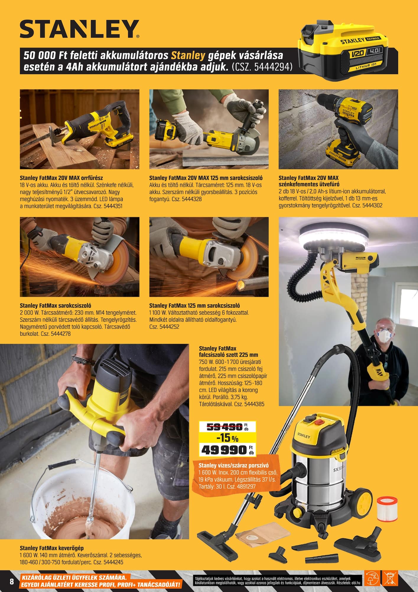 obi - OBI Pro akciós újság, érvényes 2026.03.17. - 2026.06.21. - page: 8