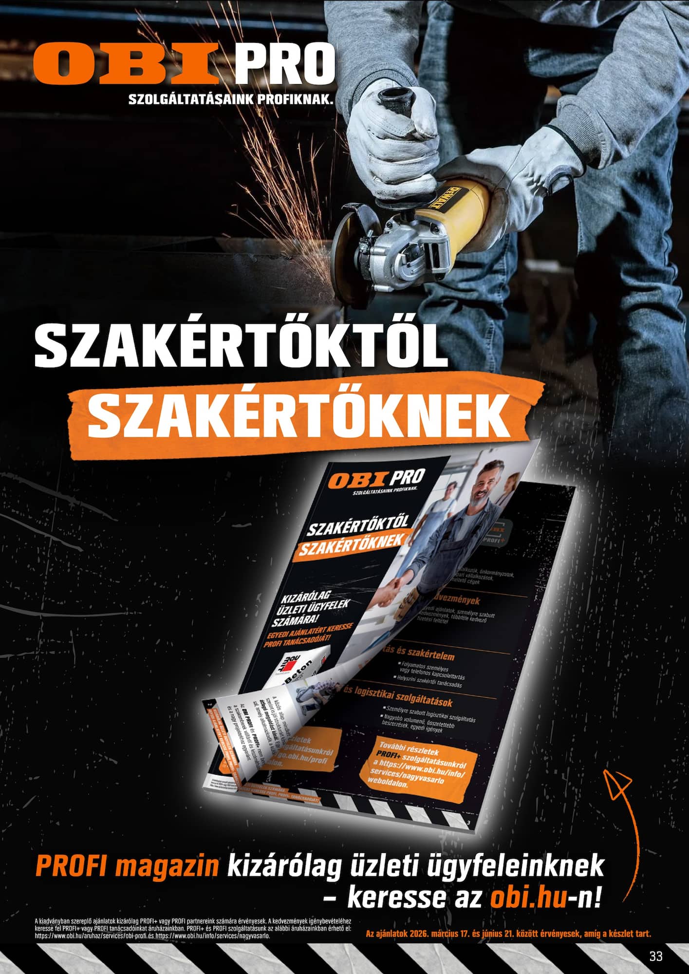 obi - OBI akciós újság, érvényes 2026.03.31. - 2026.04.26. - page: 33