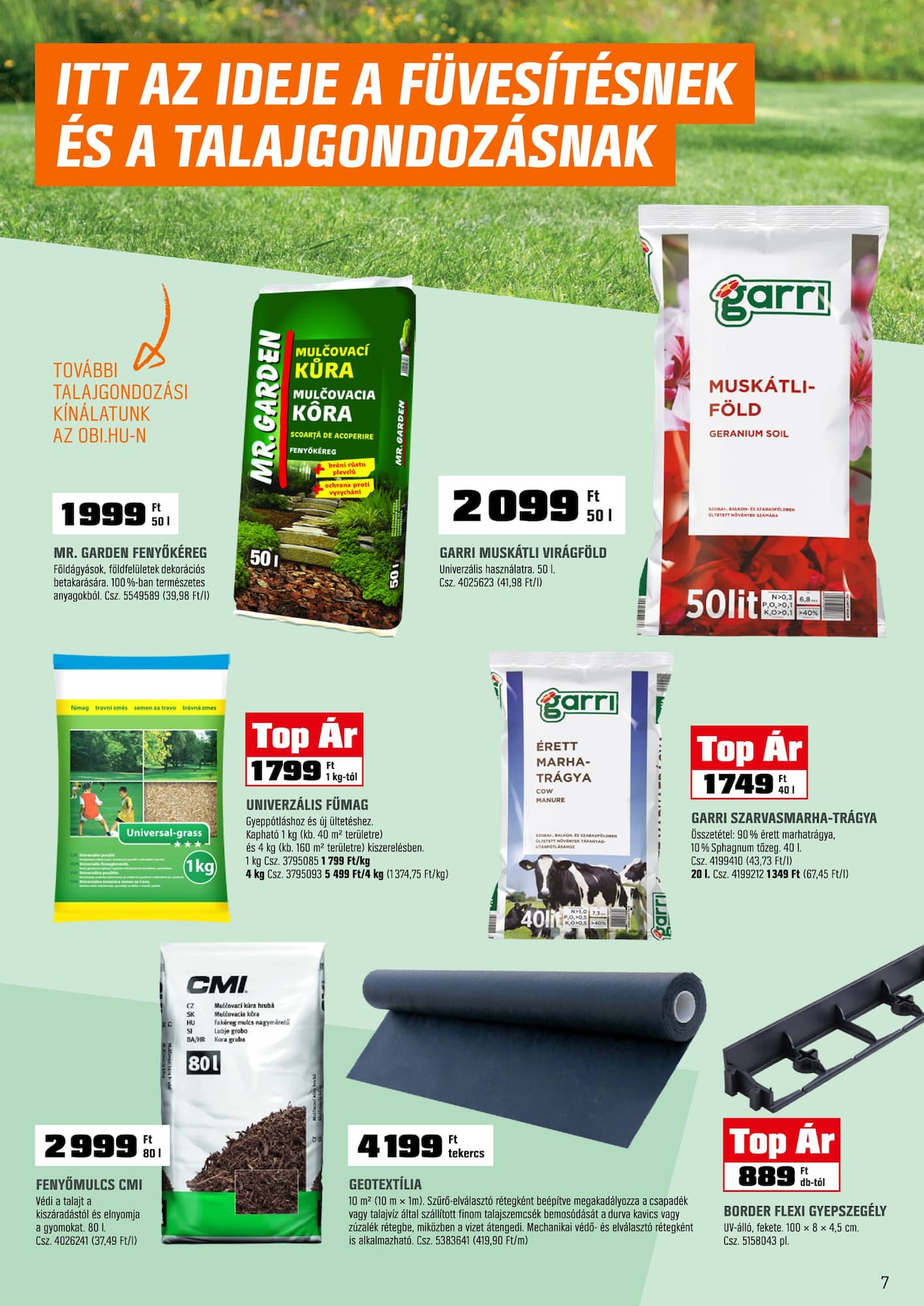 obi - OBI akciós újság, érvényes 2026.03.31. - 2026.04.26. - page: 7