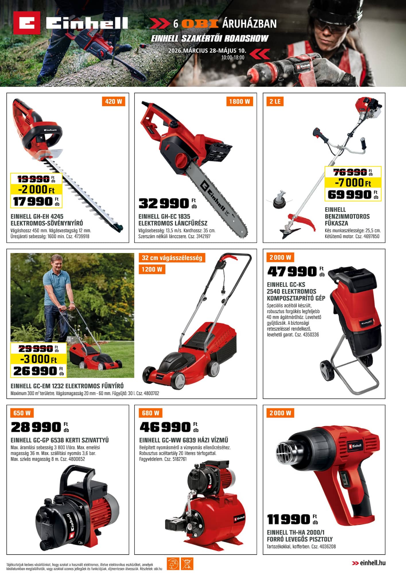 obi - OBI akciós újság, érvényes 2026.03.31. - 2026.04.26. - page: 23