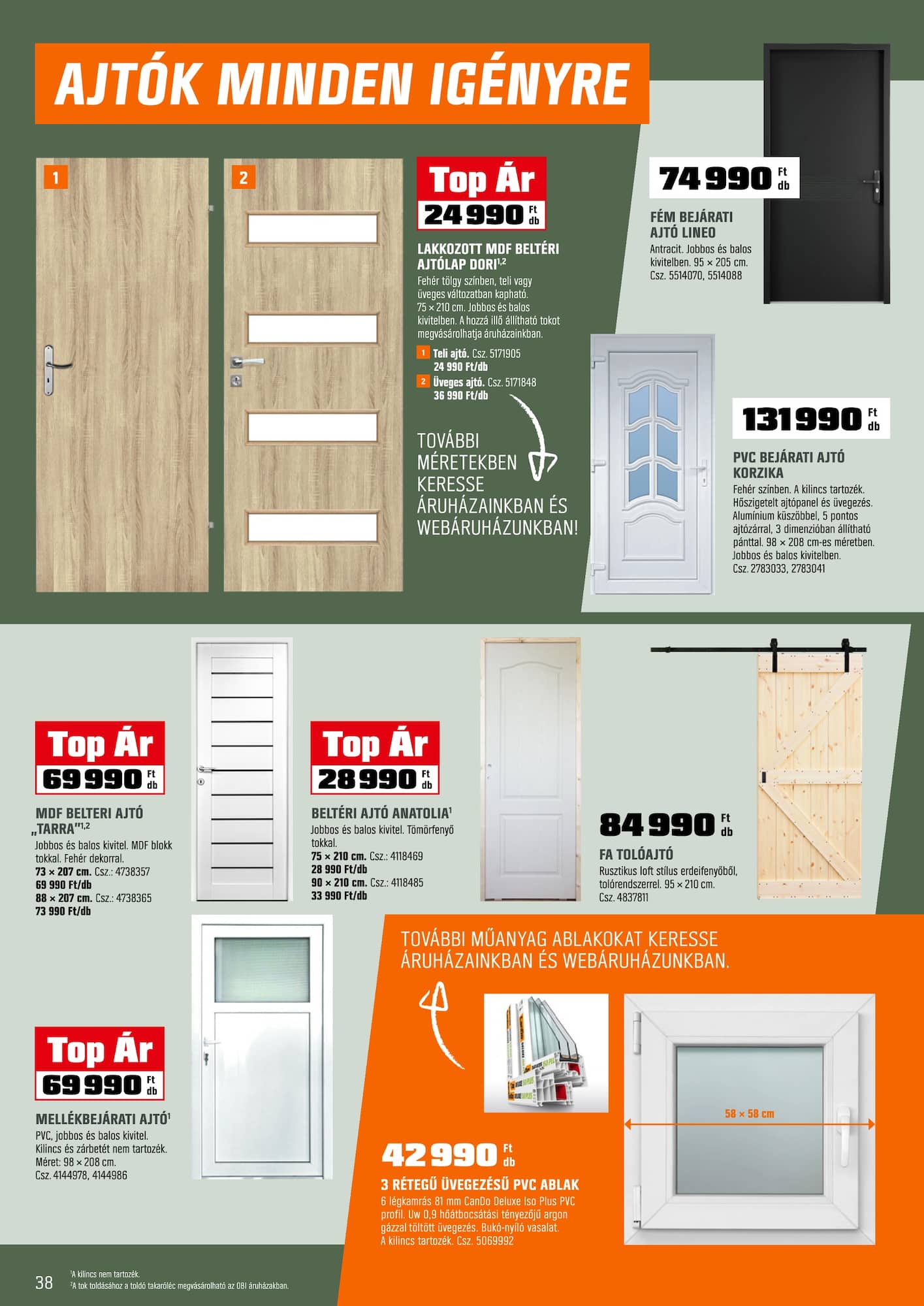 obi - OBI akciós újság, érvényes 2026.03.31. - 2026.04.26. - page: 38