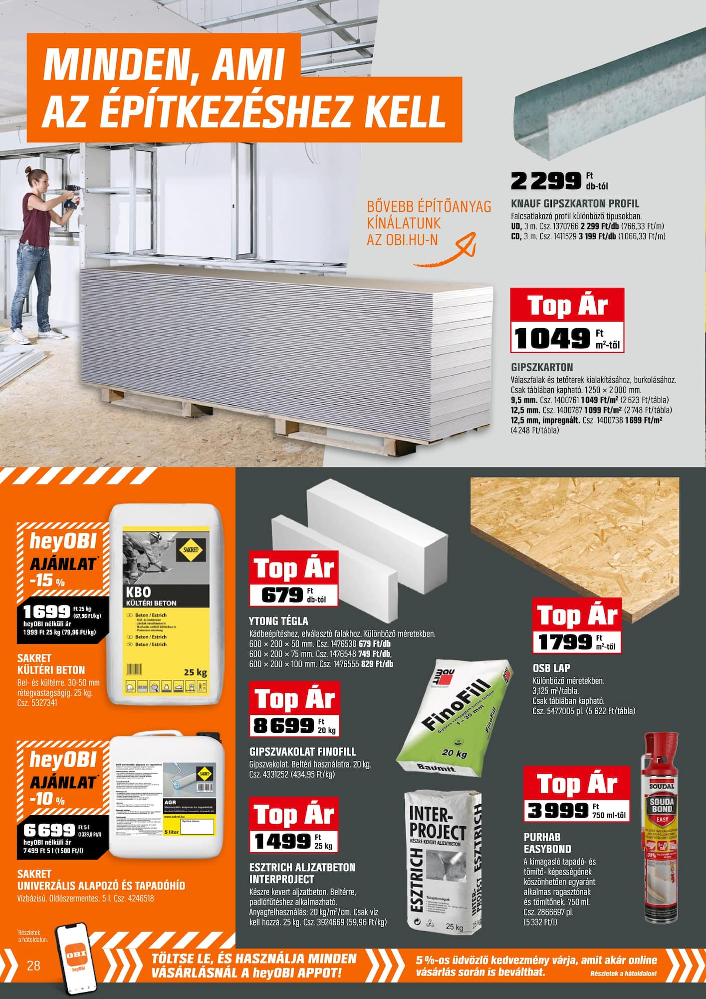 obi - OBI akciós újság, érvényes 2026.03.31. - 2026.04.26. - page: 28