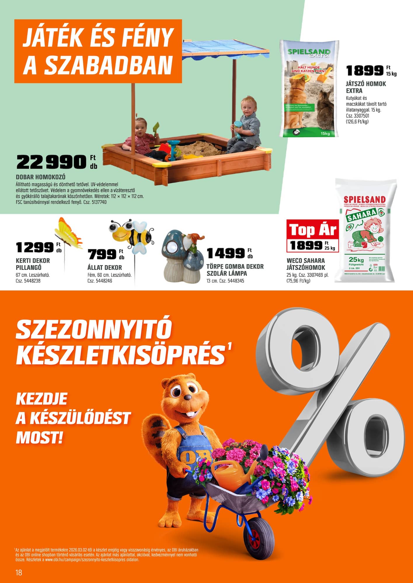 obi - OBI akciós újság, érvényes 2026.03.31. - 2026.04.26. - page: 18