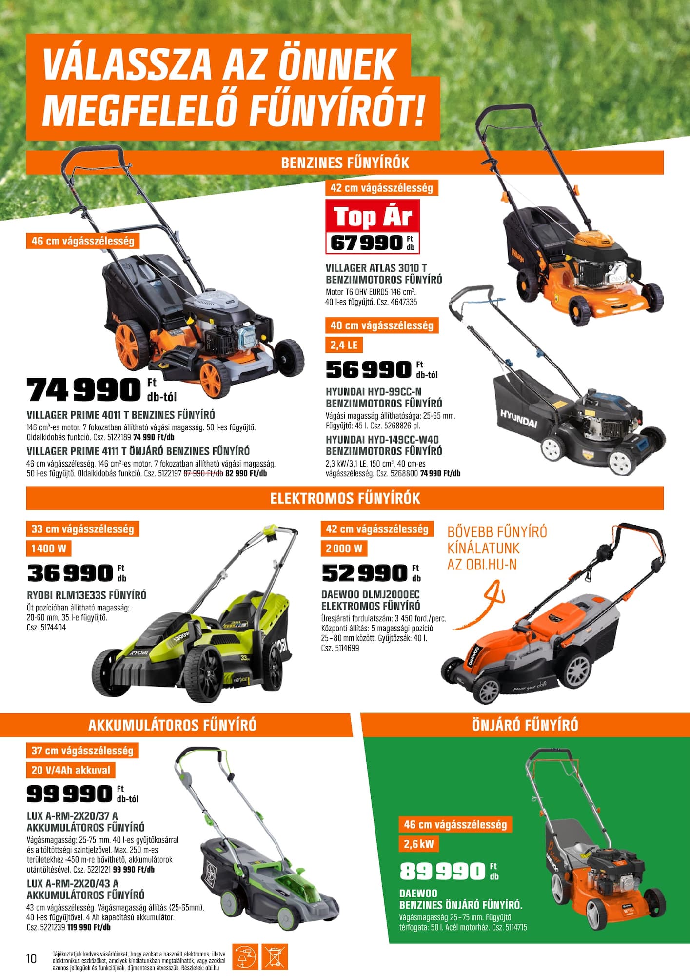 obi - OBI akciós újság, érvényes 2026.03.31. - 2026.04.26. - page: 10