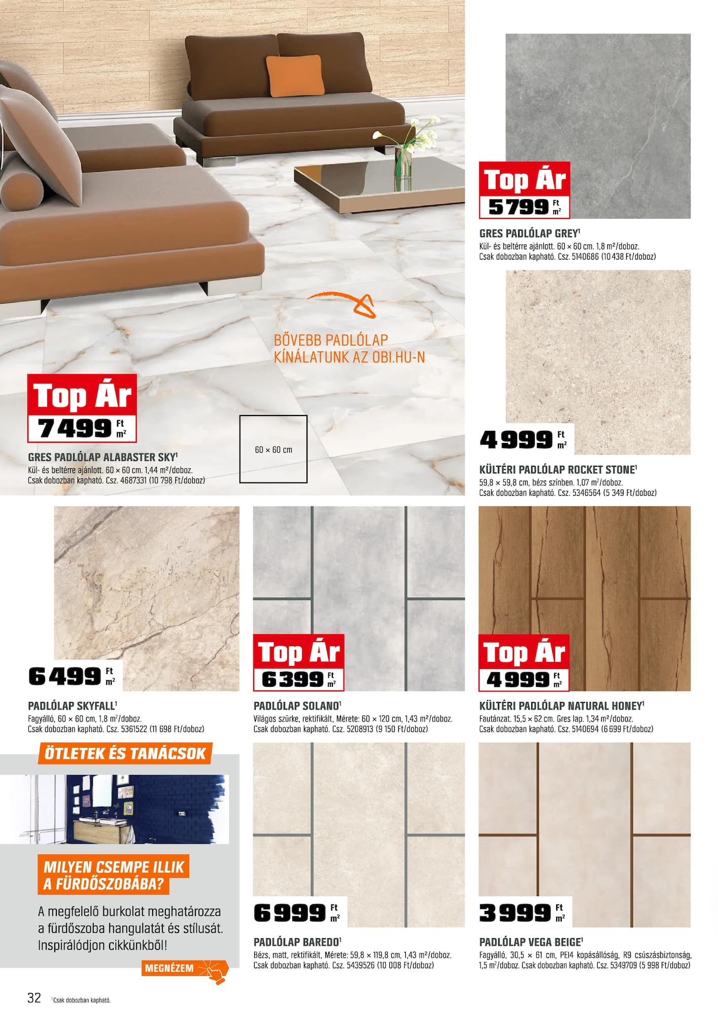 obi - OBI akciós újság, érvényes 2026.03.31. - 2026.04.26. - page: 32