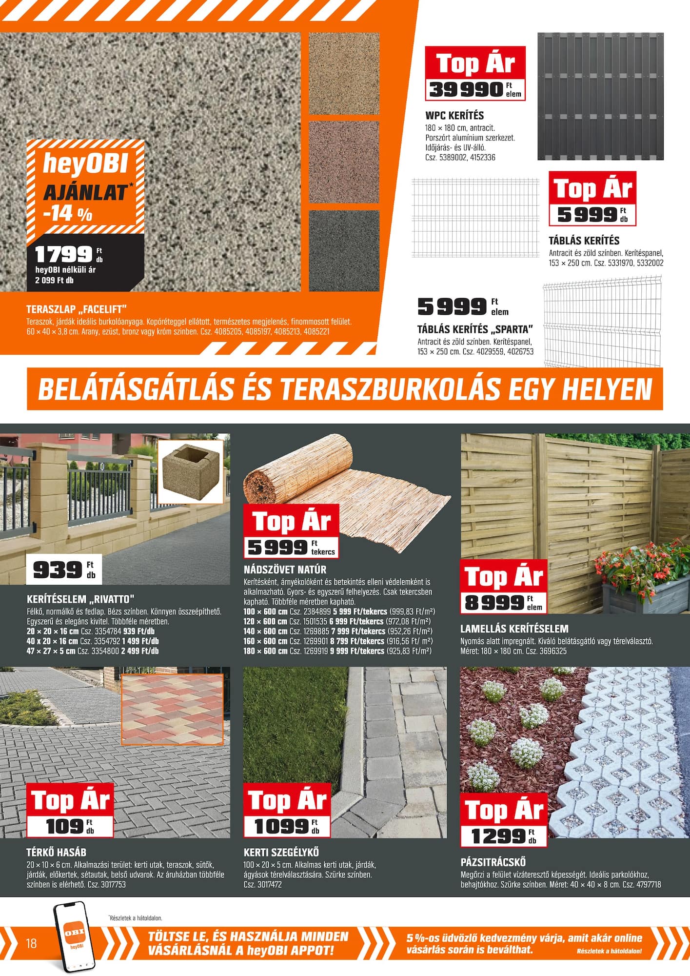 obi - Aktuális OBI szórólap érvényes keddtől 2026.04.28.-től vasárnaptól 2026.05.31.-ig - page: 18