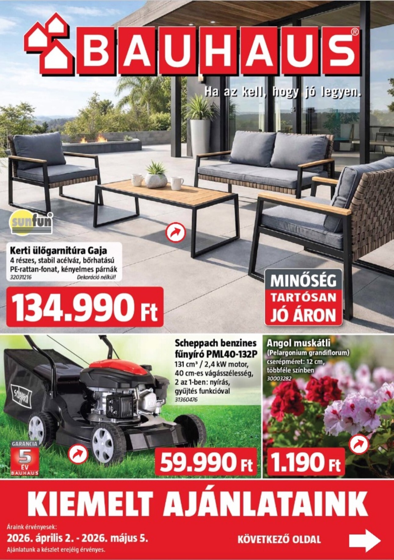 bauhaus - BAUHAUS akciós újság, érvényes 2026.04.02. - 2026.05.05.