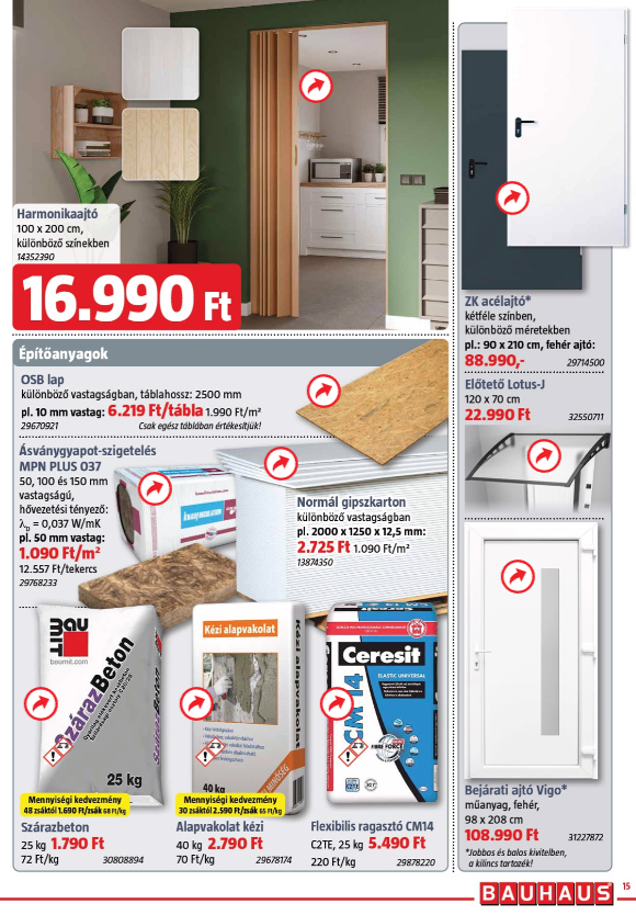 bauhaus - Aktuális BAUHAUS szórólap érvényes keddtől 2026.04.07.-től hétfőtől 2026.04.20.-ig - page: 15