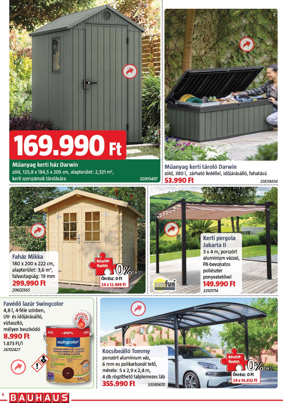 bauhaus - Aktuális BAUHAUS szórólap érvényes keddtől 2026.04.07.-től hétfőtől 2026.04.20.-ig - page: 6