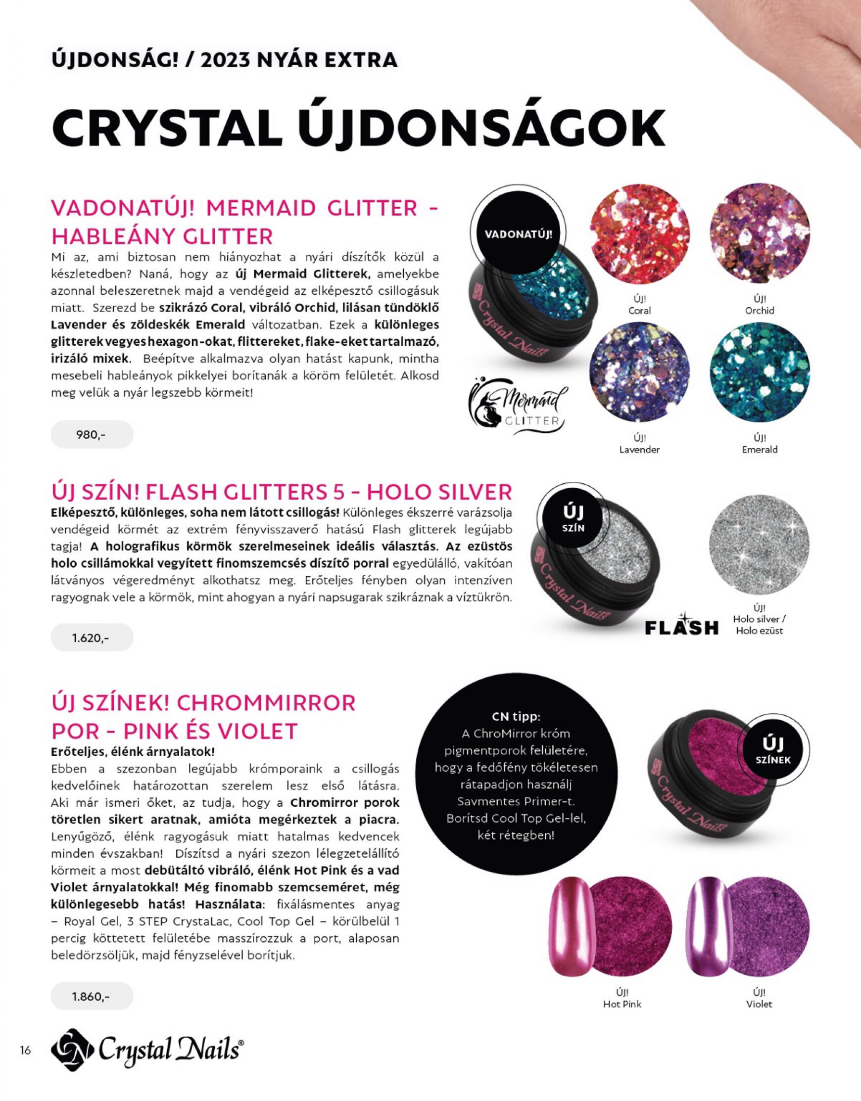 crystal-nails - Crystal Nails 2023 NYÁR EXTRA katalógus - page: 16