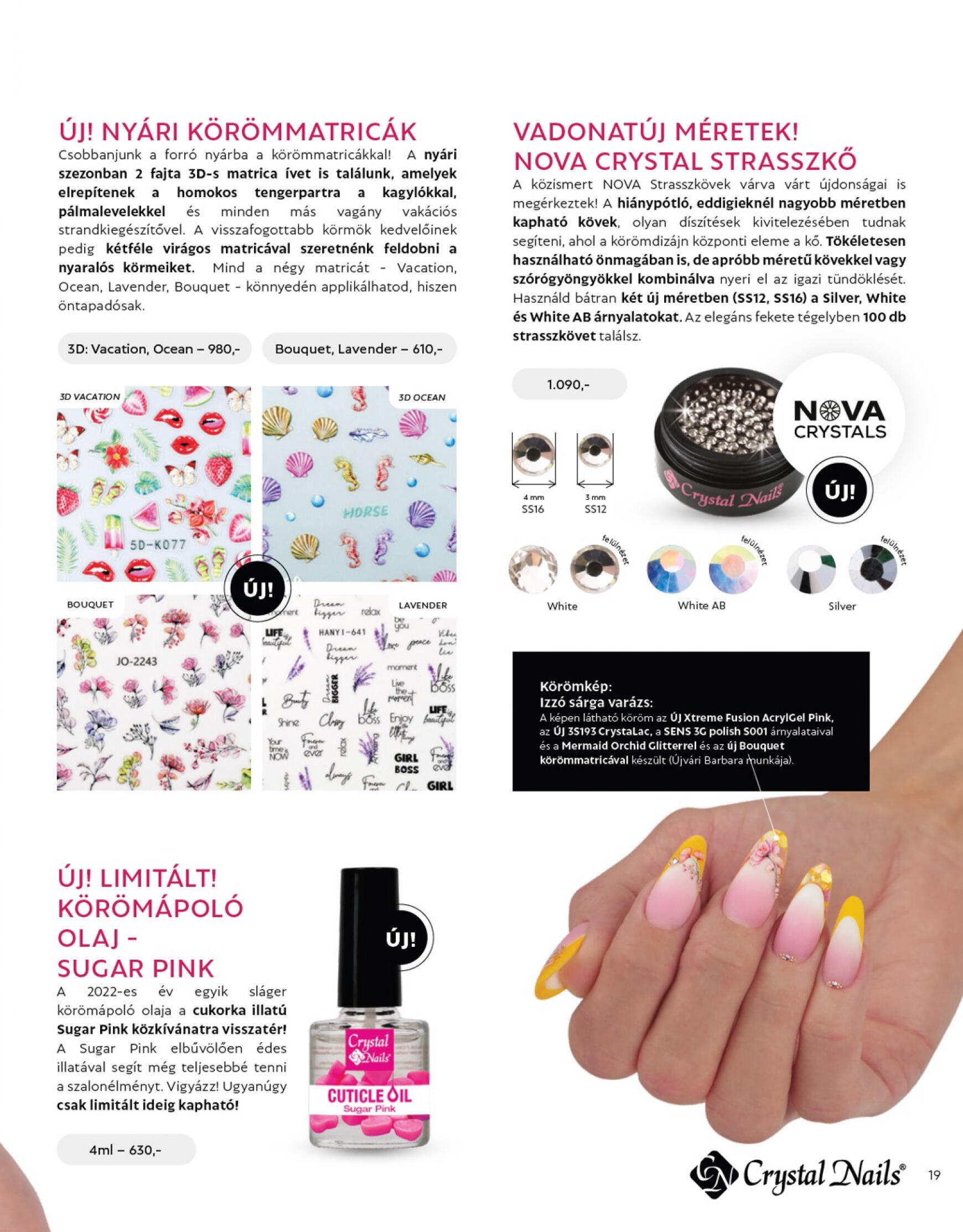 crystal-nails - Crystal Nails 2023 NYÁR EXTRA katalógus - page: 19