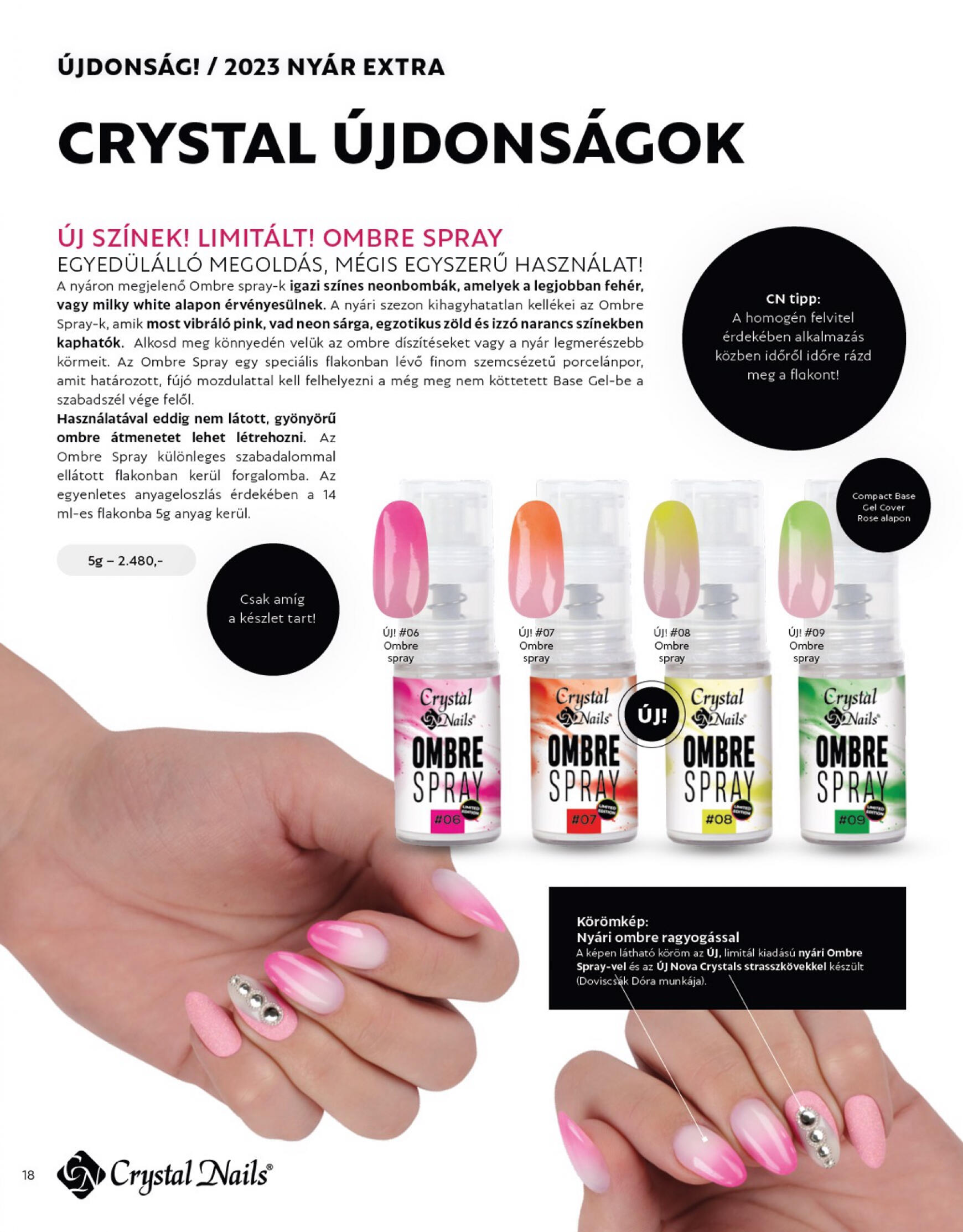 crystal-nails - Crystal Nails 2023 NYÁR EXTRA katalógus - page: 18
