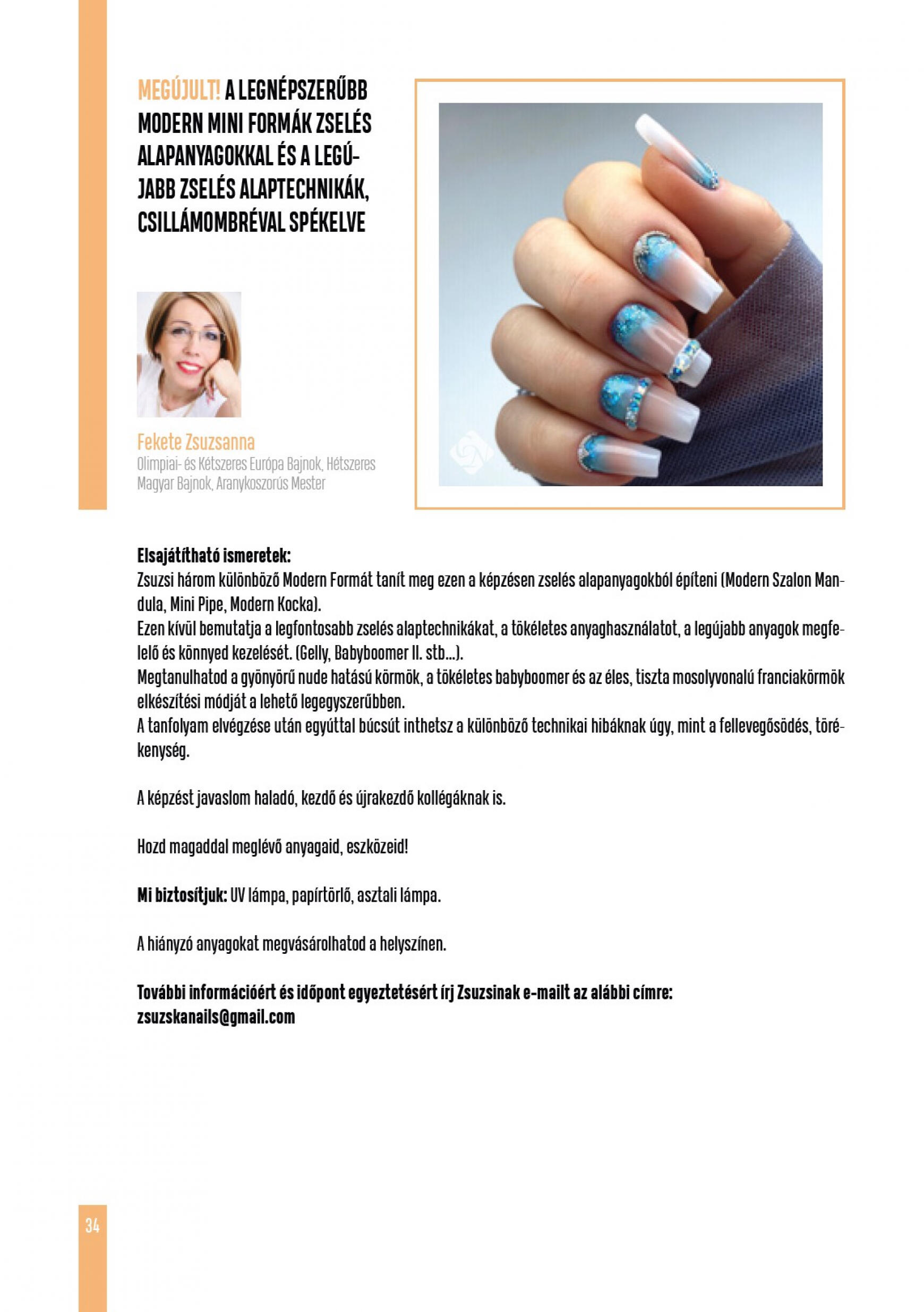 crystal-nails - Crystal Nails Oktatási kézikönyv 2023 nyár - page: 34