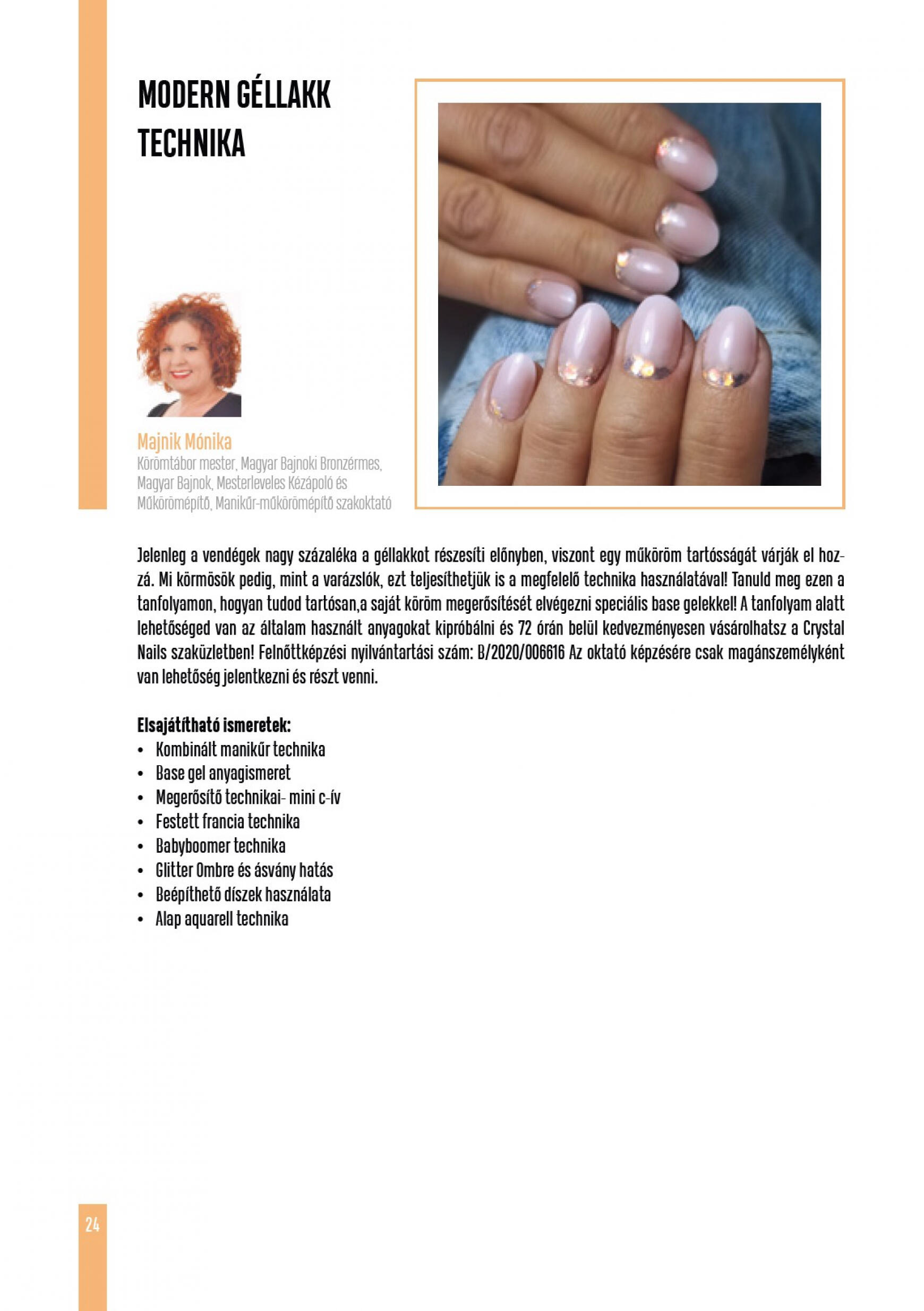 crystal-nails - Crystal Nails Oktatási kézikönyv 2023 nyár - page: 24