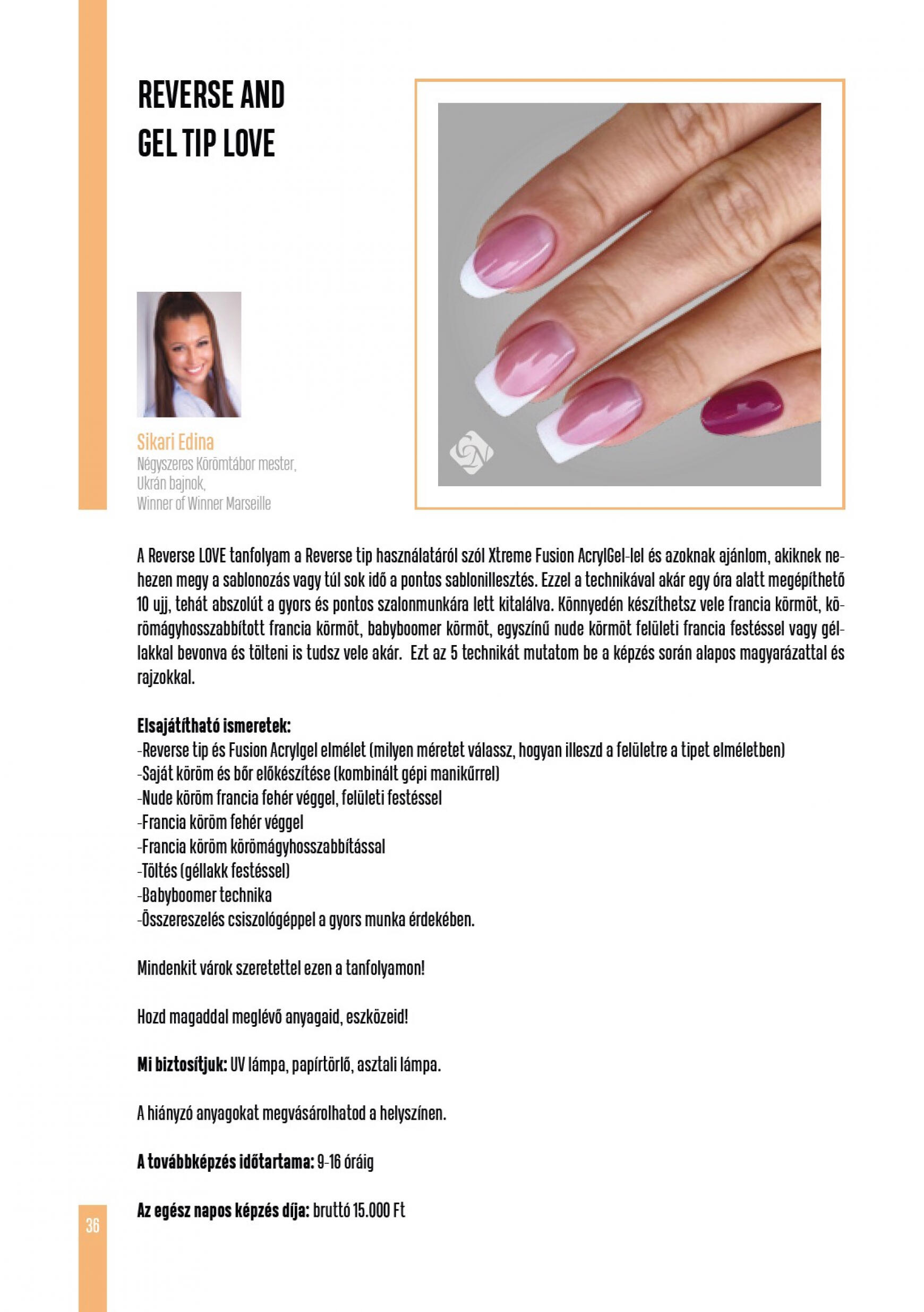 crystal-nails - Crystal Nails Oktatási kézikönyv 2023 nyár - page: 36