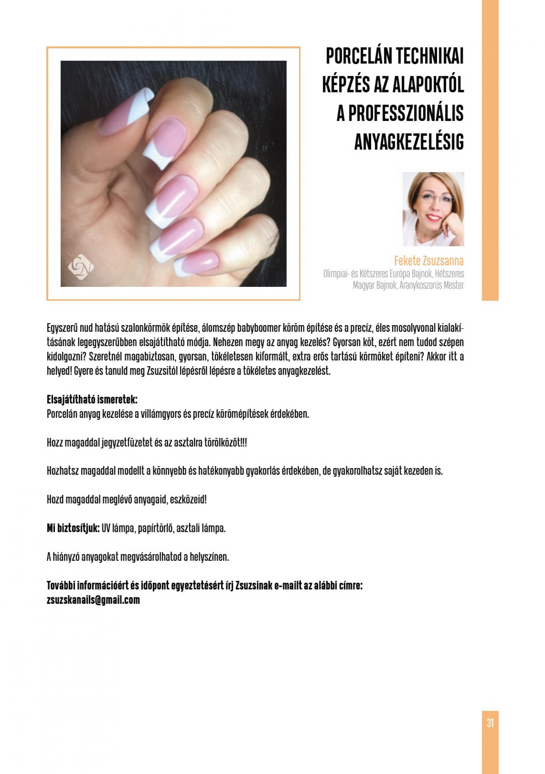 crystal-nails - Crystal Nails Oktatási kézikönyv 2023 nyár - page: 31