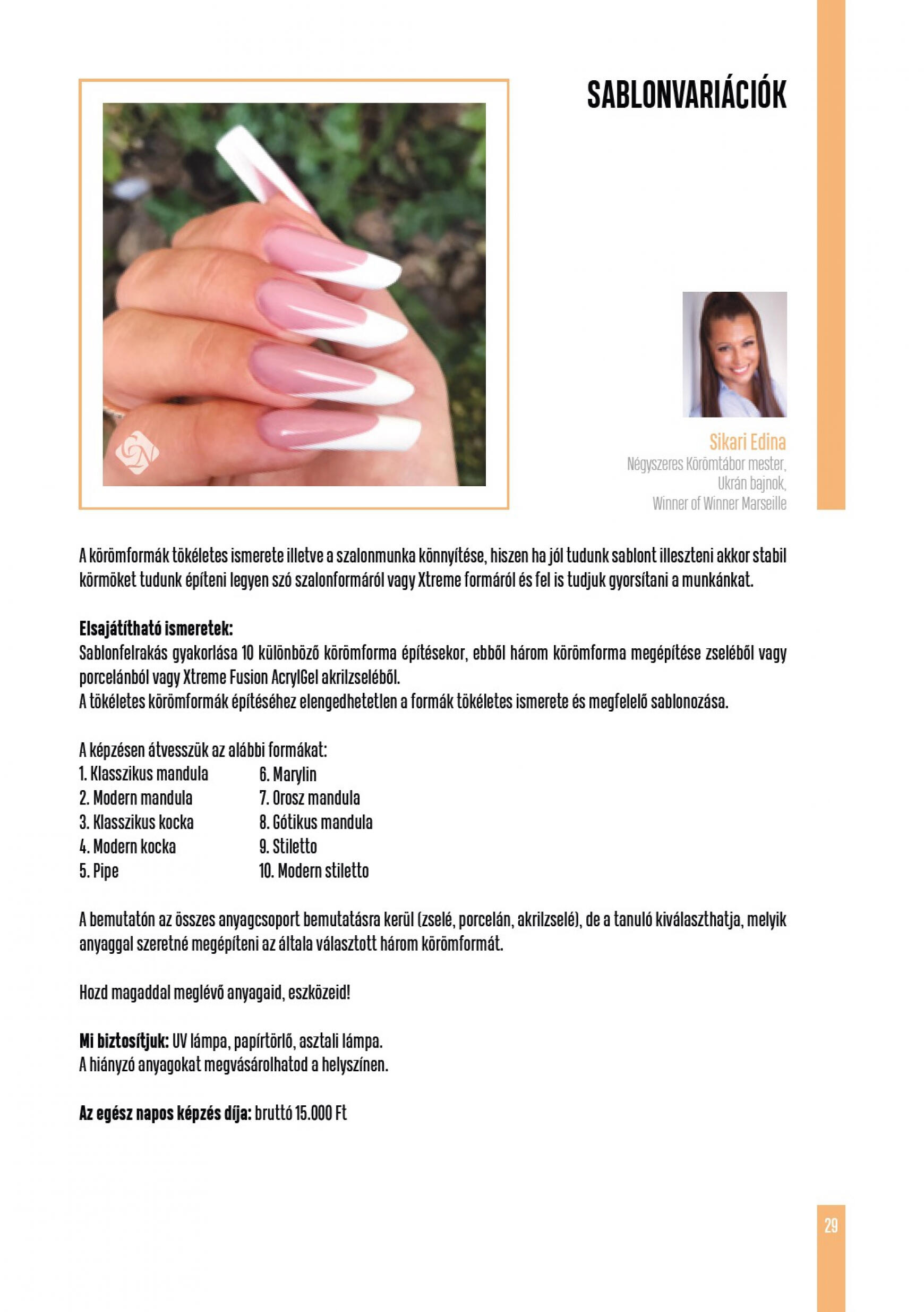 crystal-nails - Crystal Nails Oktatási kézikönyv 2023 nyár - page: 29