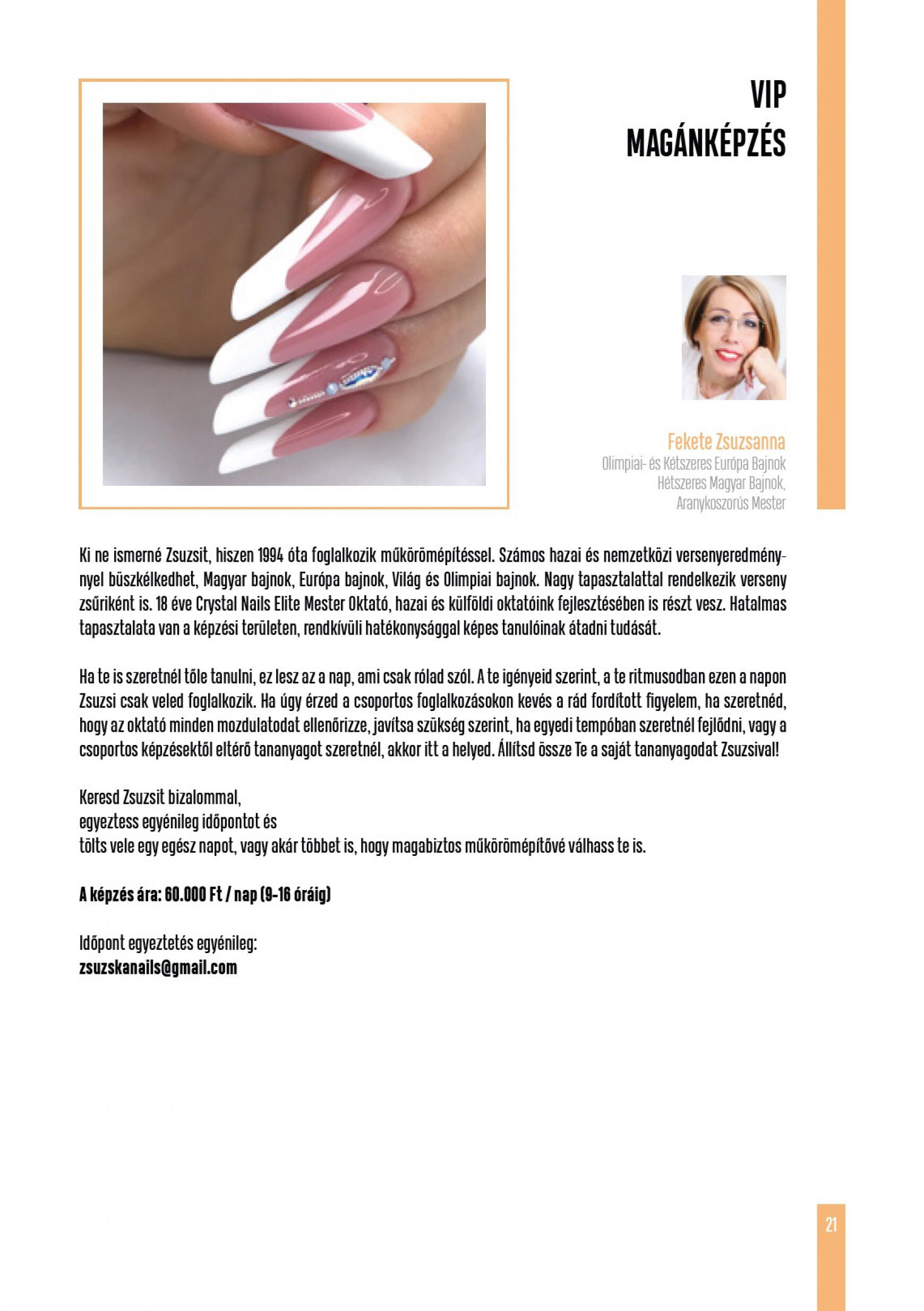 crystal-nails - Crystal Nails Oktatási kézikönyv 2023 nyár - page: 21