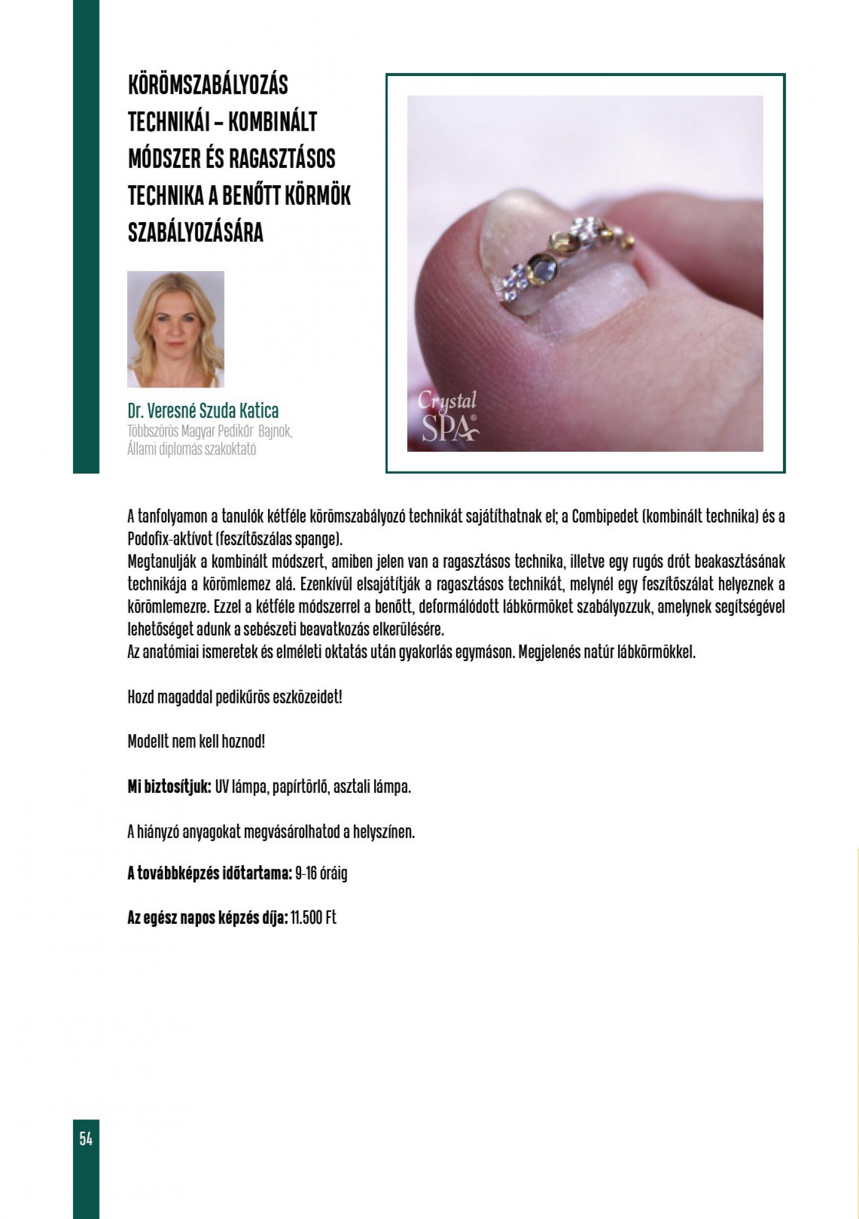 crystal-nails - Crystal Nails Oktatási kézikönyv 2023 nyár - page: 54