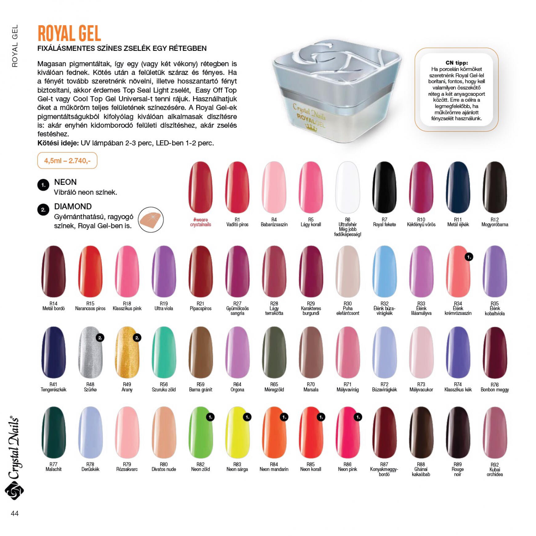 crystal-nails - Aktuális újság Crystal Nails 05.01. - 12.31. - page: 44