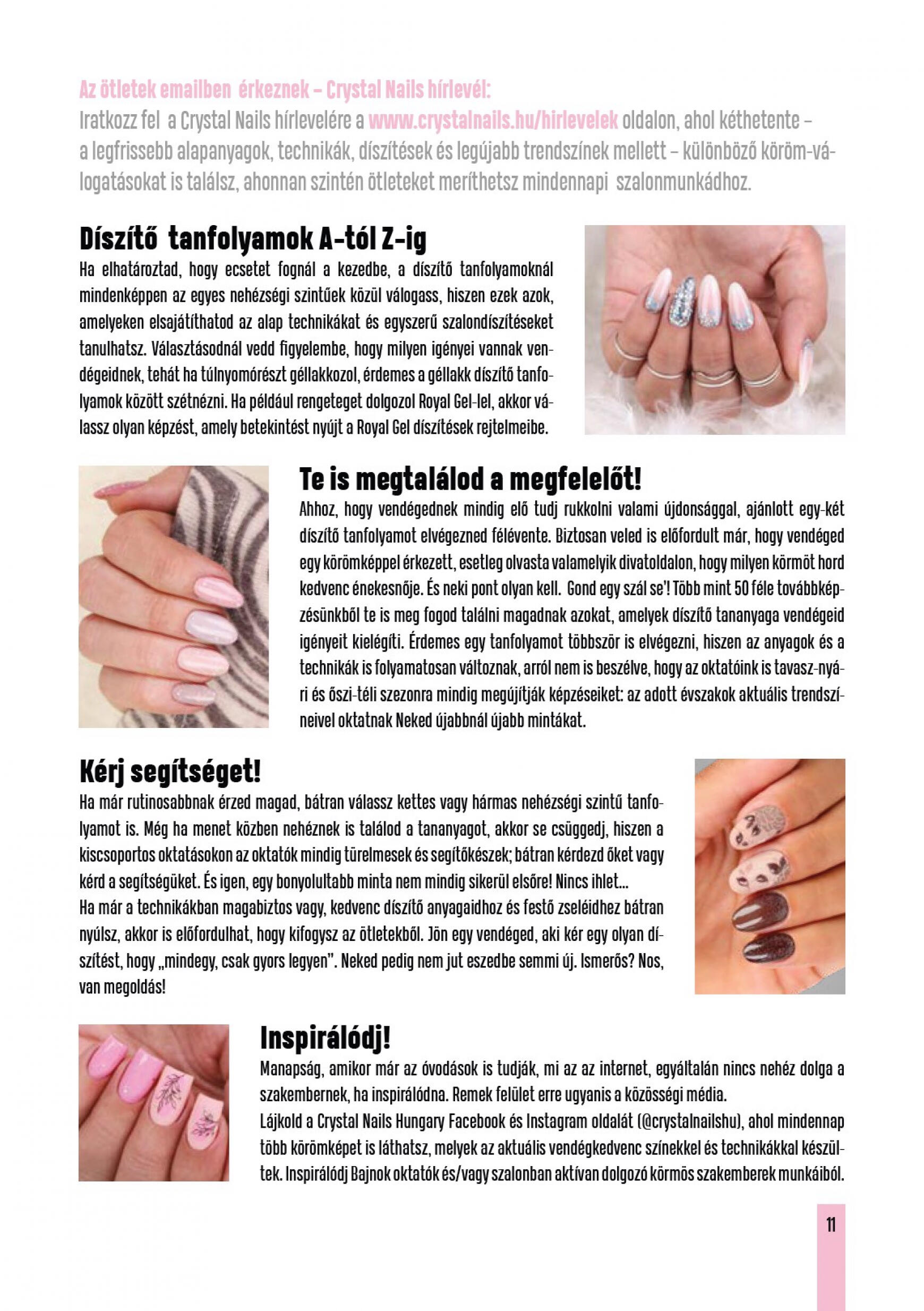 crystal-nails - Aktuális újság Crystal Nails - Tavasz/Nyár 05.01. - 08.31. - page: 11