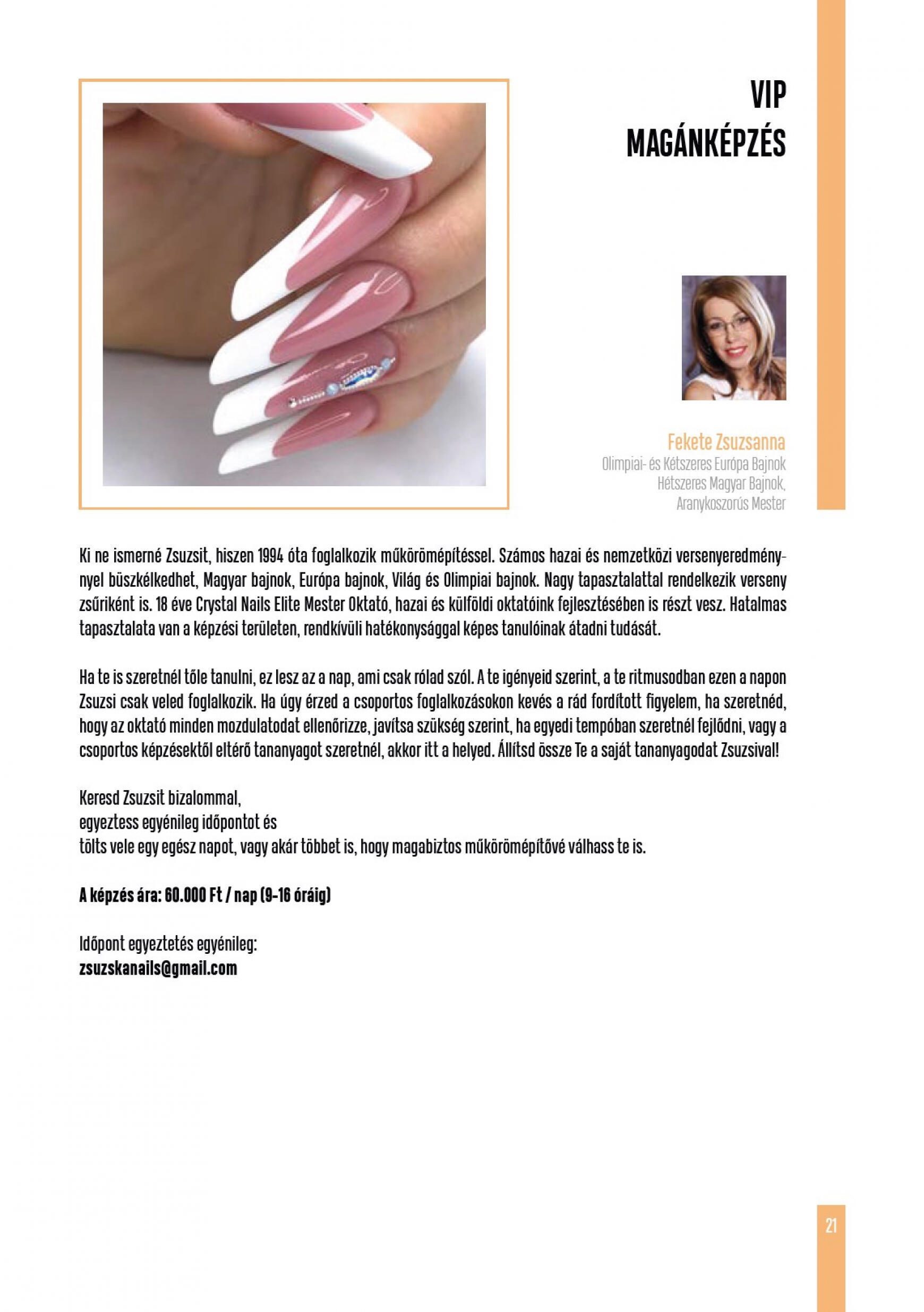 crystal-nails - Aktuális újság Crystal Nails - Tavasz/Nyár 05.01. - 08.31. - page: 21