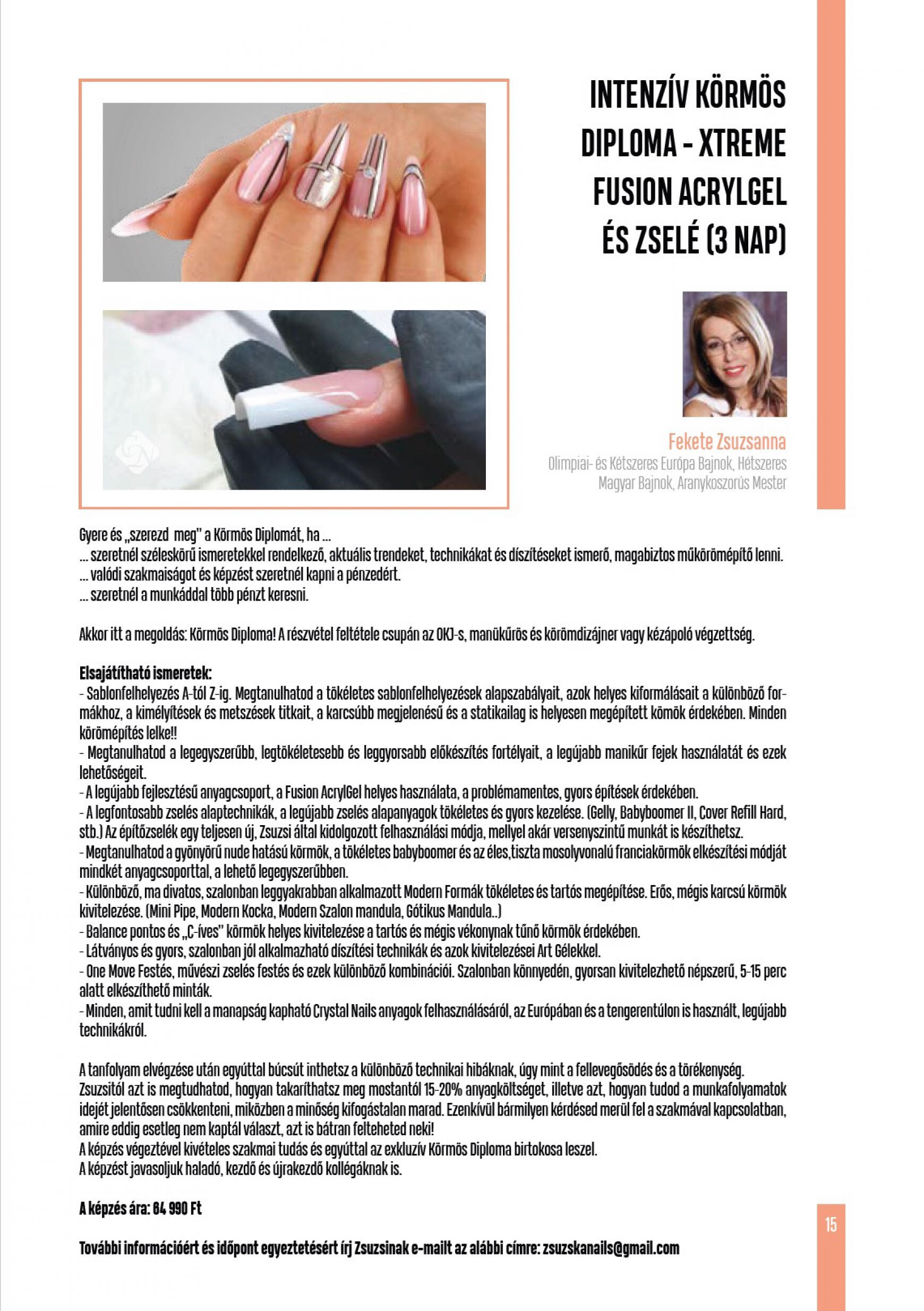 crystal-nails - Aktuális újság Crystal Nails - Tavasz/Nyár 05.01. - 08.31. - page: 15