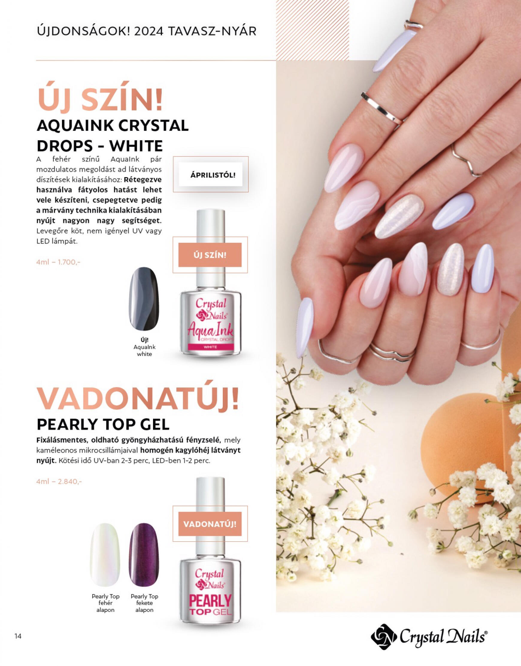 crystal-nails - Aktuális újság Crystal Nails - Tavasz/Nyár 05.01. - 08.31. - page: 14