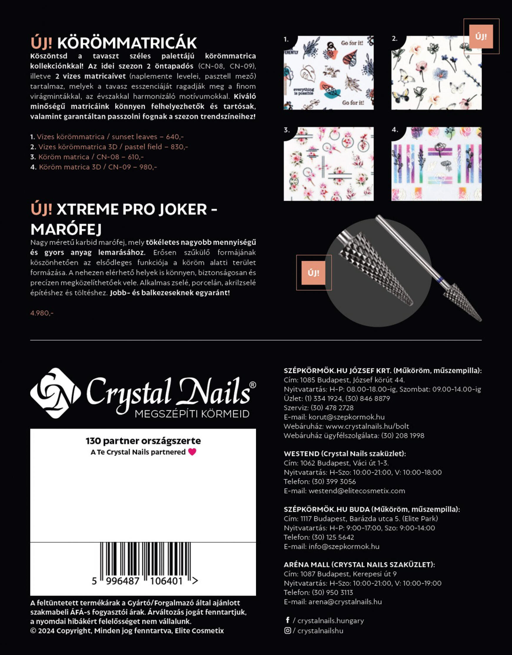 crystal-nails - Aktuális újság Crystal Nails - Tavasz/Nyár 05.01. - 08.31. - page: 28