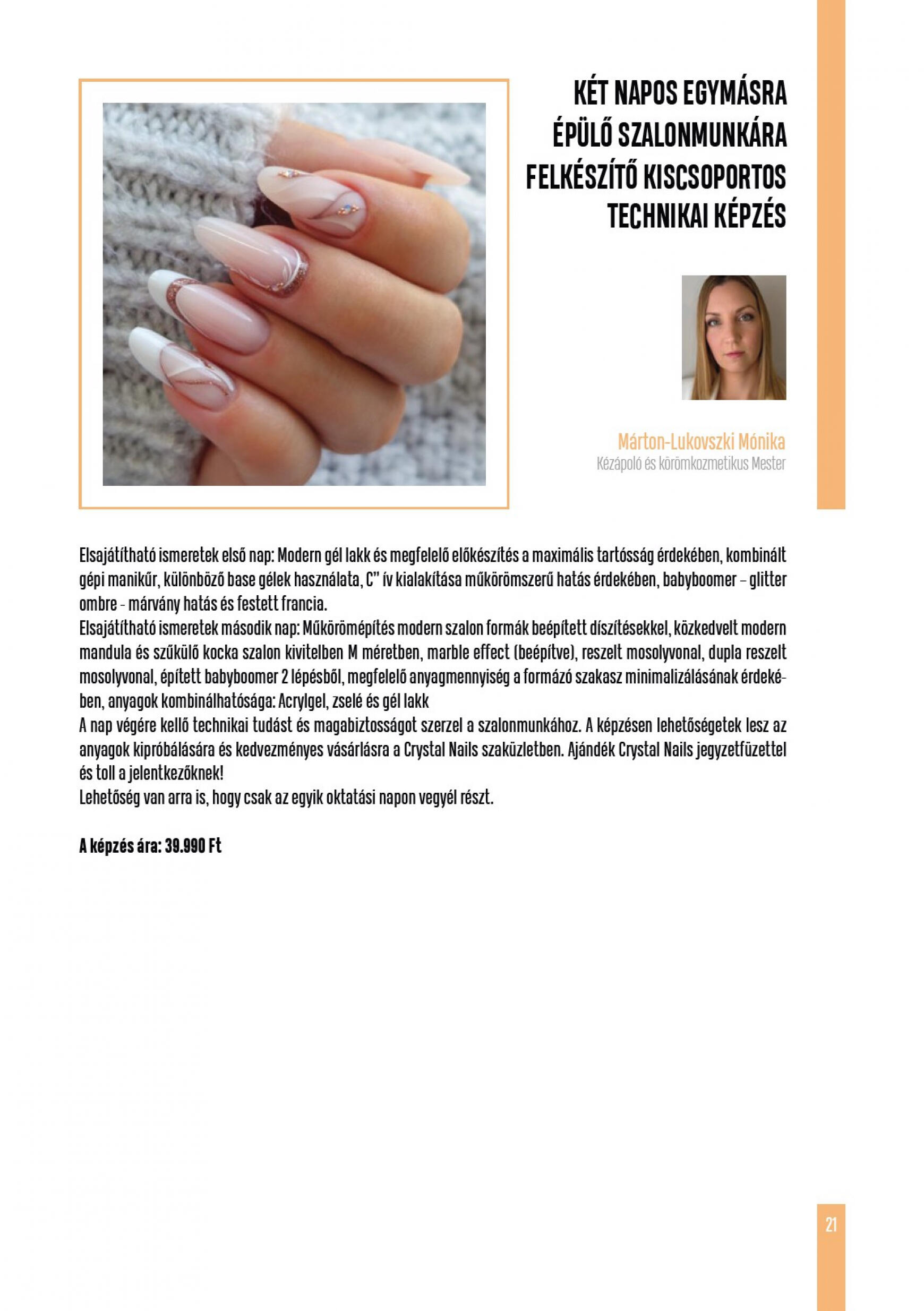 crystal-nails - Aktuális újság Crystal Nails - Nyár 08.01. - 08.31. - page: 21