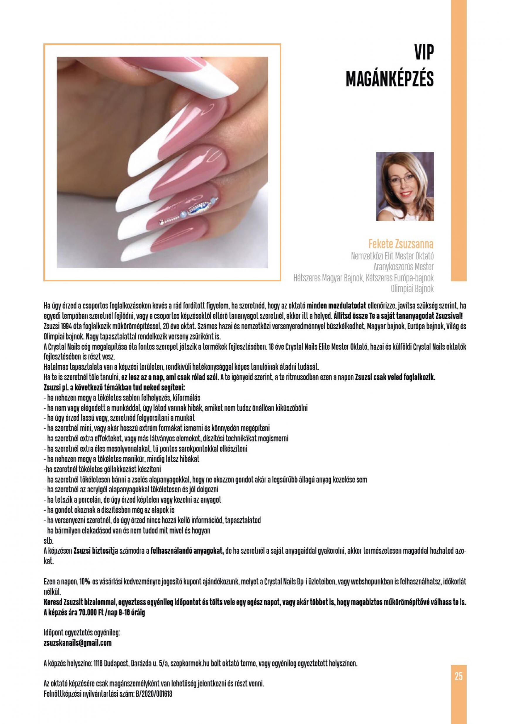 crystal-nails - Aktuális újság Crystal Nails - Nyár 08.01. - 08.31. - page: 25