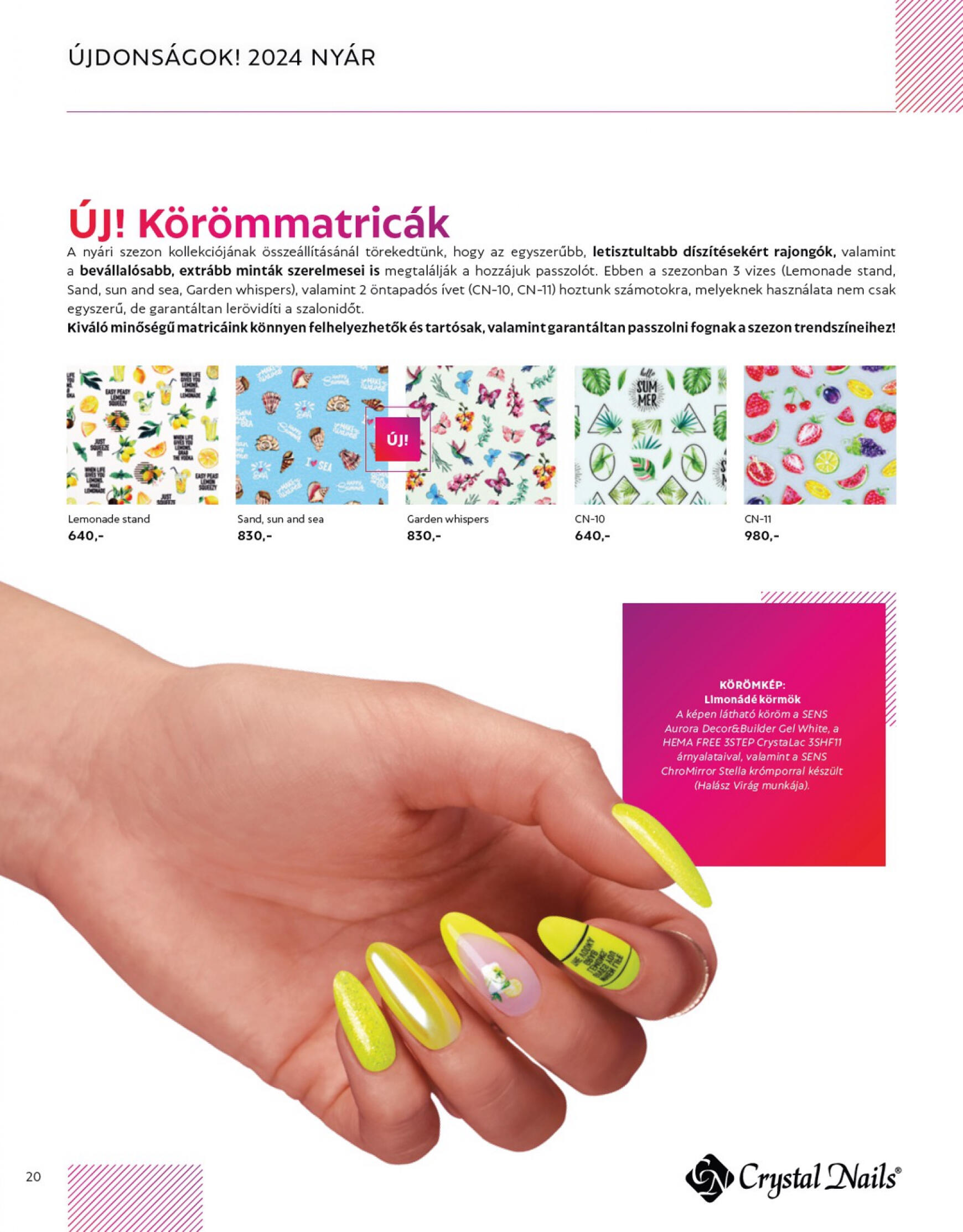 crystal-nails - Aktuális újság Crystal Nails - Nyár 08.01. - 08.31. - page: 20