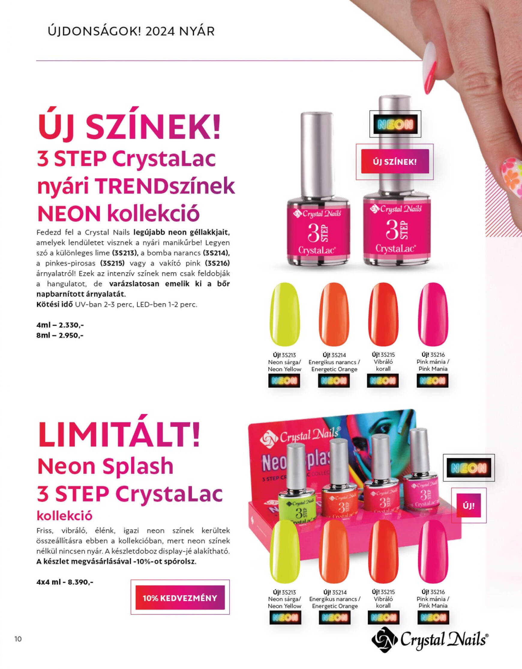 crystal-nails - Aktuális újság Crystal Nails - Nyár 08.01. - 08.31. - page: 10