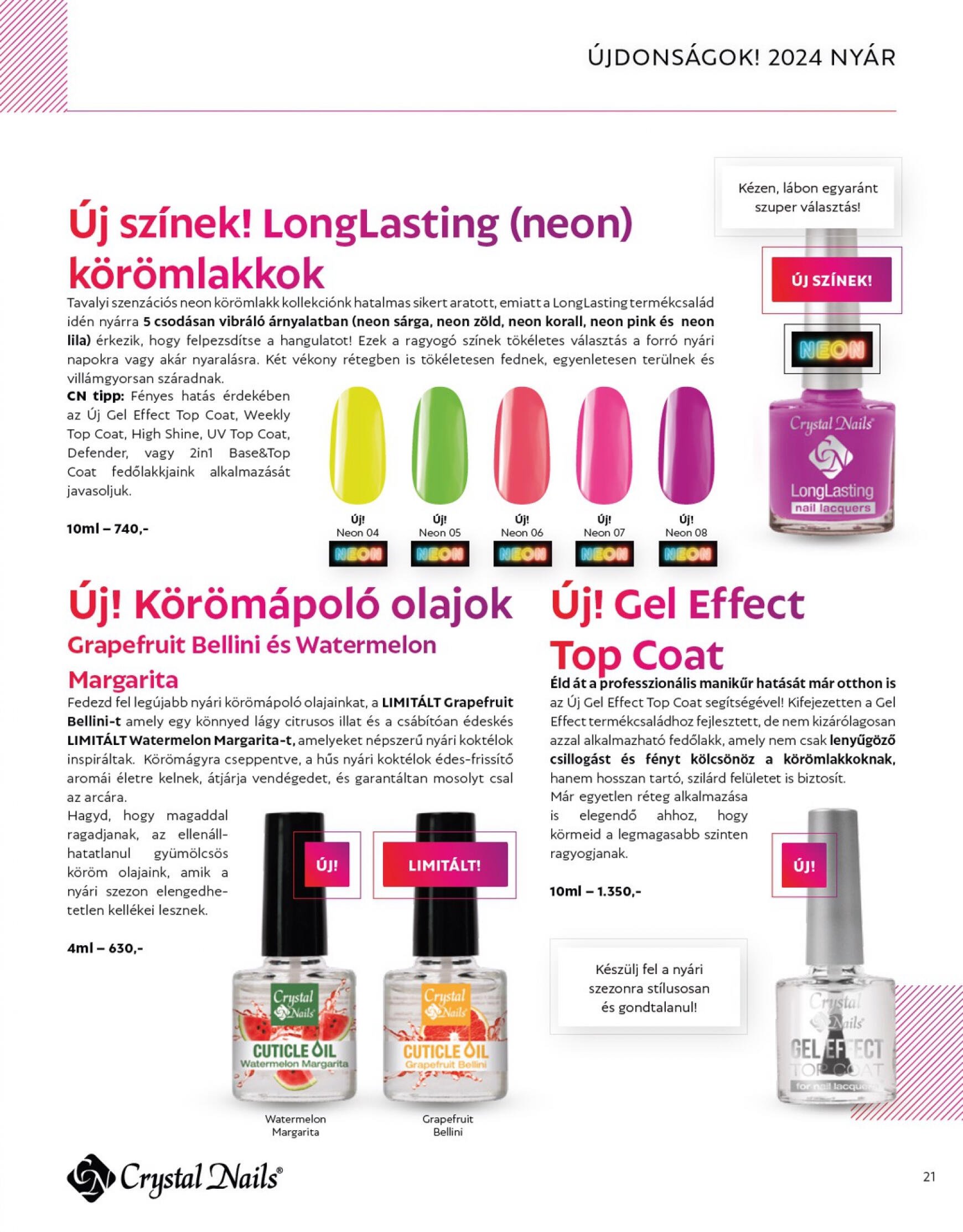 crystal-nails - Aktuális újság Crystal Nails - Nyár 08.01. - 08.31. - page: 21