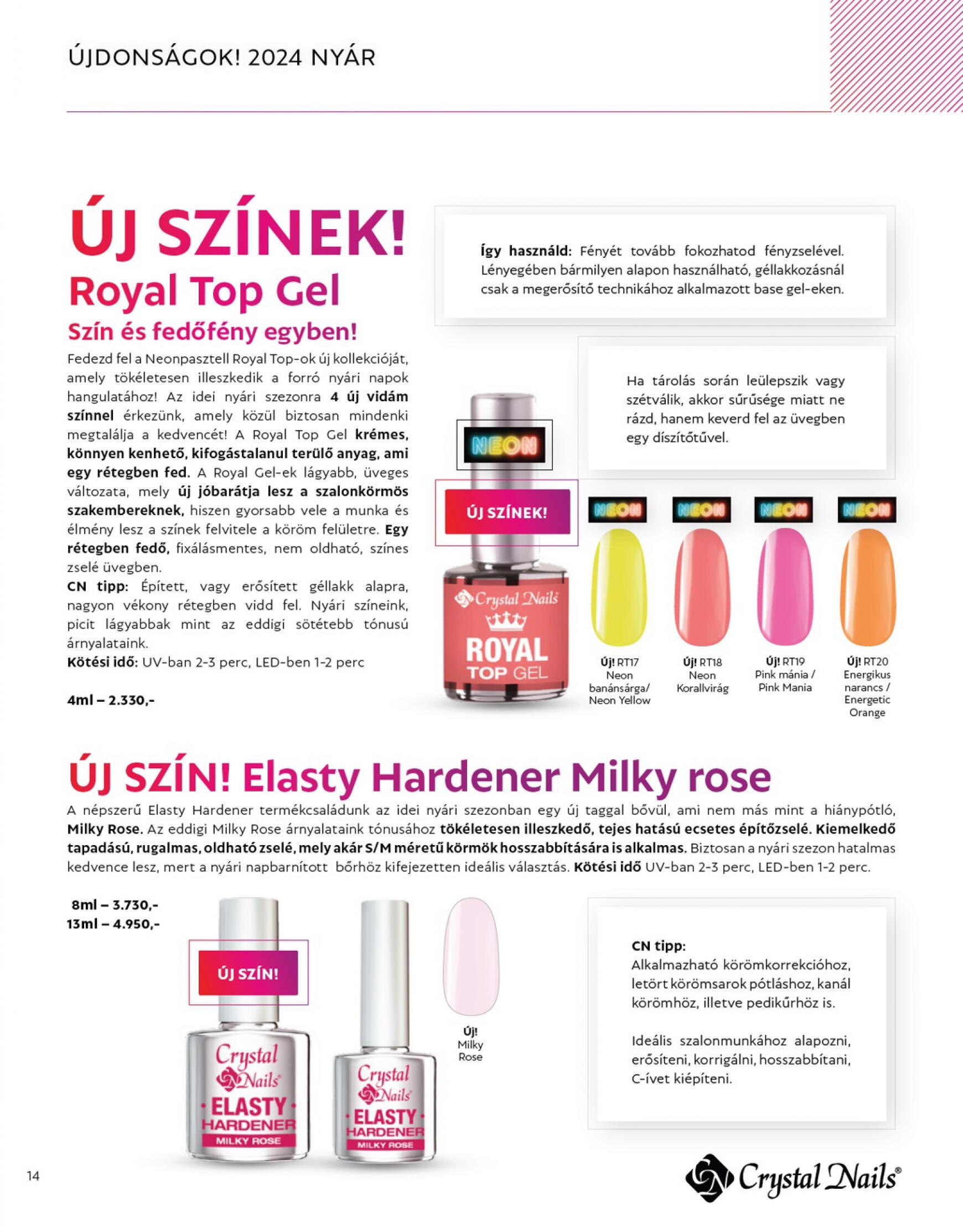 crystal-nails - Aktuális újság Crystal Nails - Nyár 08.01. - 08.31. - page: 14