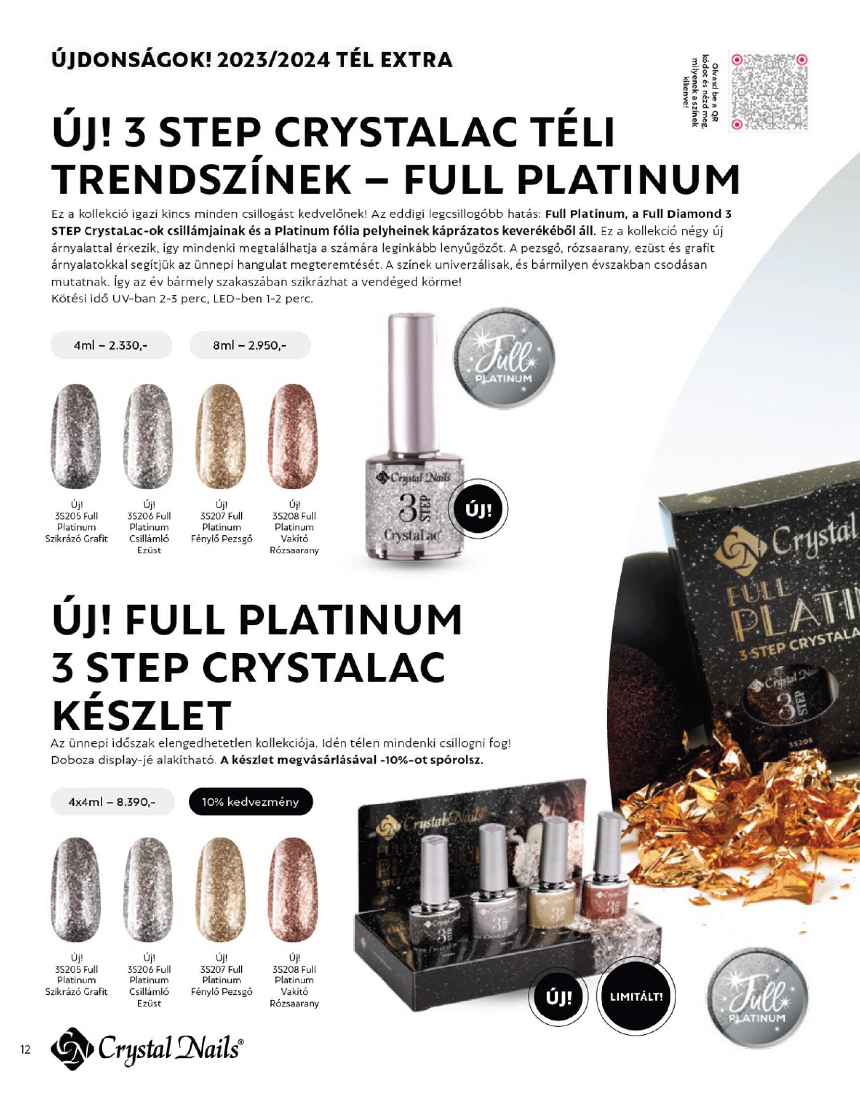 crystal-nails - Crystal Nails 2023/24 TÉL EXTRA katalógus dátumtól érvényes 2024.01.01. - page: 12