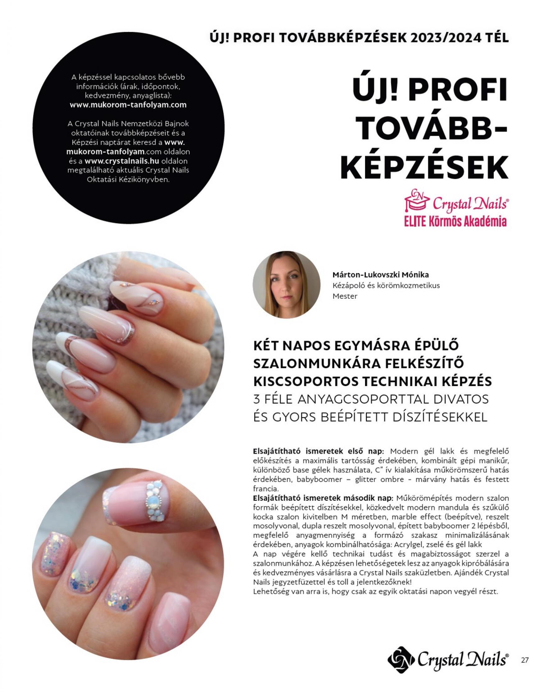 crystal-nails - Crystal Nails 2023/24 TÉL EXTRA katalógus dátumtól érvényes 2024.01.01. - page: 27