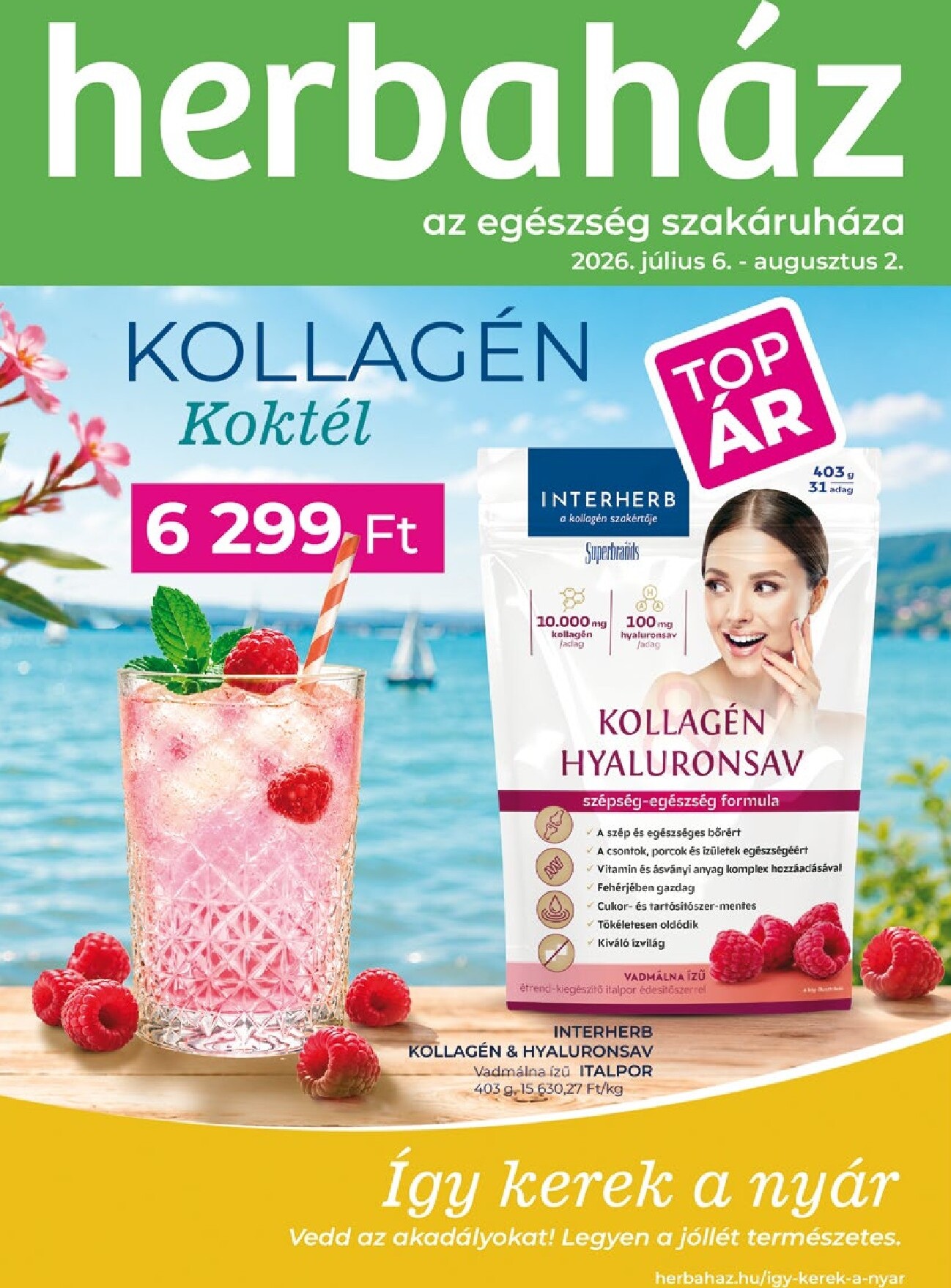 herbahaz - Aktuális Herbaház szórólap érvényes hétfőtől 2026.07.06.-től vasárnaptól 2026.08.02.-ig - page: 1