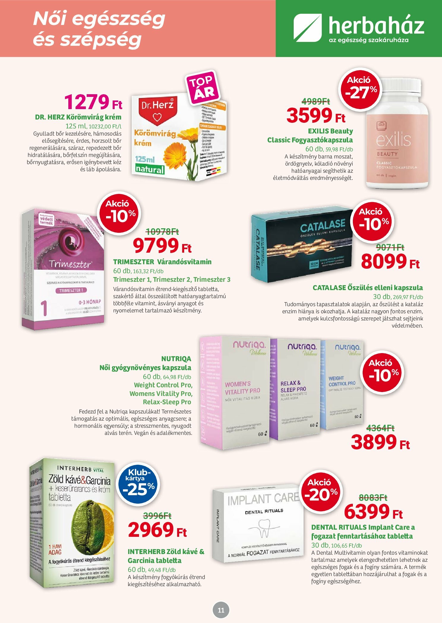 herbahaz - Herbaház akciós újság, érvényes 09.01. - 10.05. - page: 11