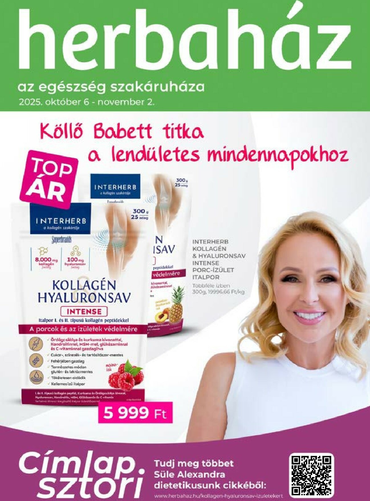 herbahaz - Herbaház akciós újság, érvényes 10.06. - 11.02. - page: 1