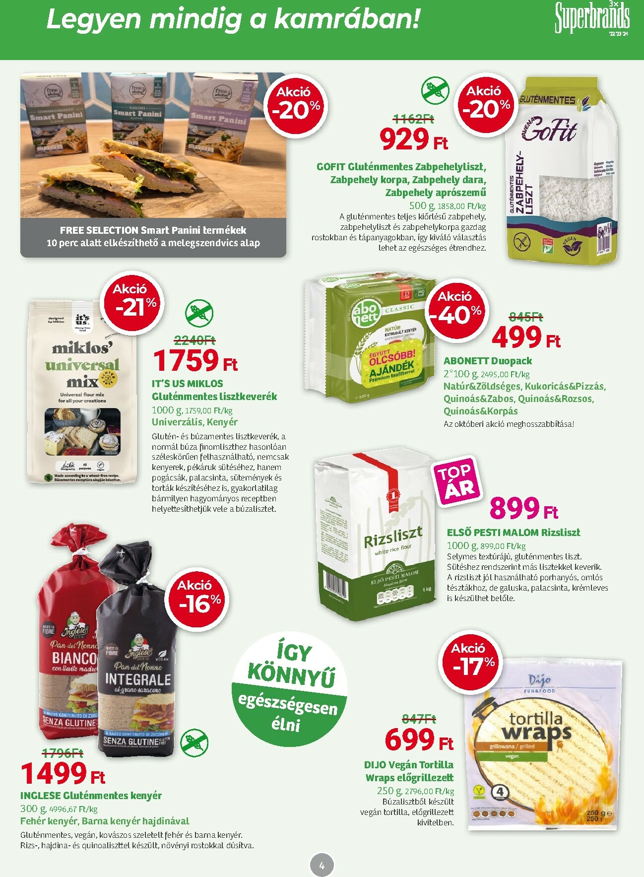 herbahaz - Herbaház akciós újság, érvényes 11.03. - 11.30. - page: 4