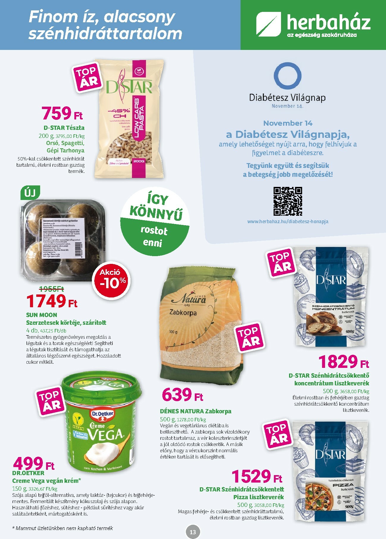 herbahaz - Herbaház akciós újság, érvényes 11.03. - 11.30. - page: 13