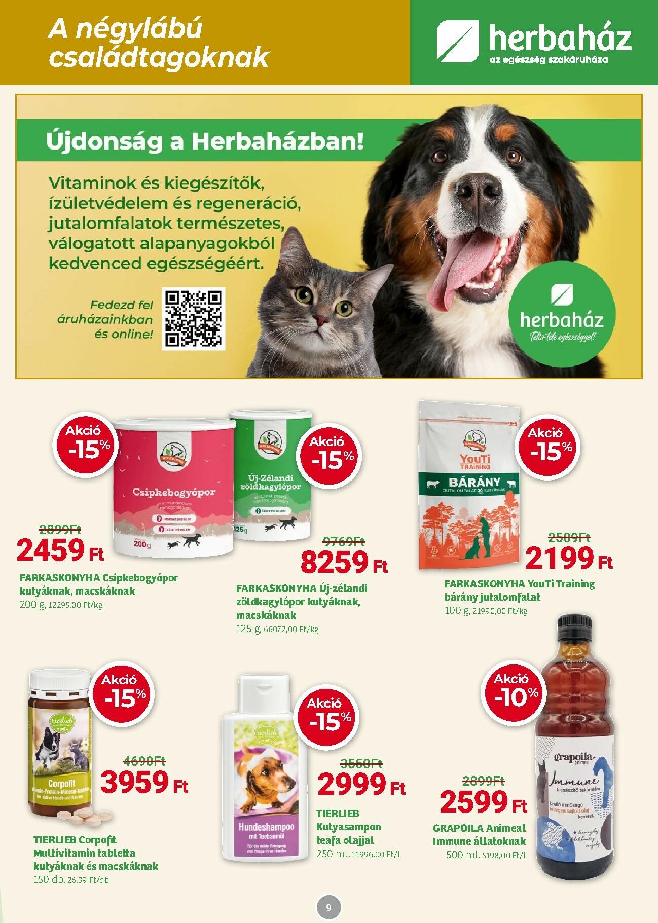 herbahaz - Herbaház akciós újság, érvényes 11.03. - 11.30. - page: 9