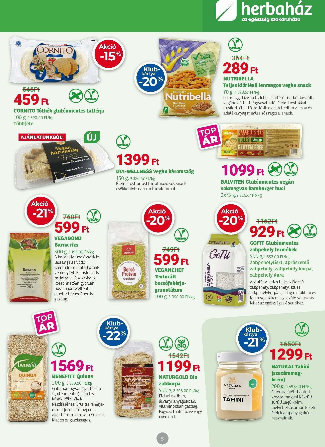 herbahaz - Herbaház akciós újság, érvényes 01.05. - 02.01. - page: 5