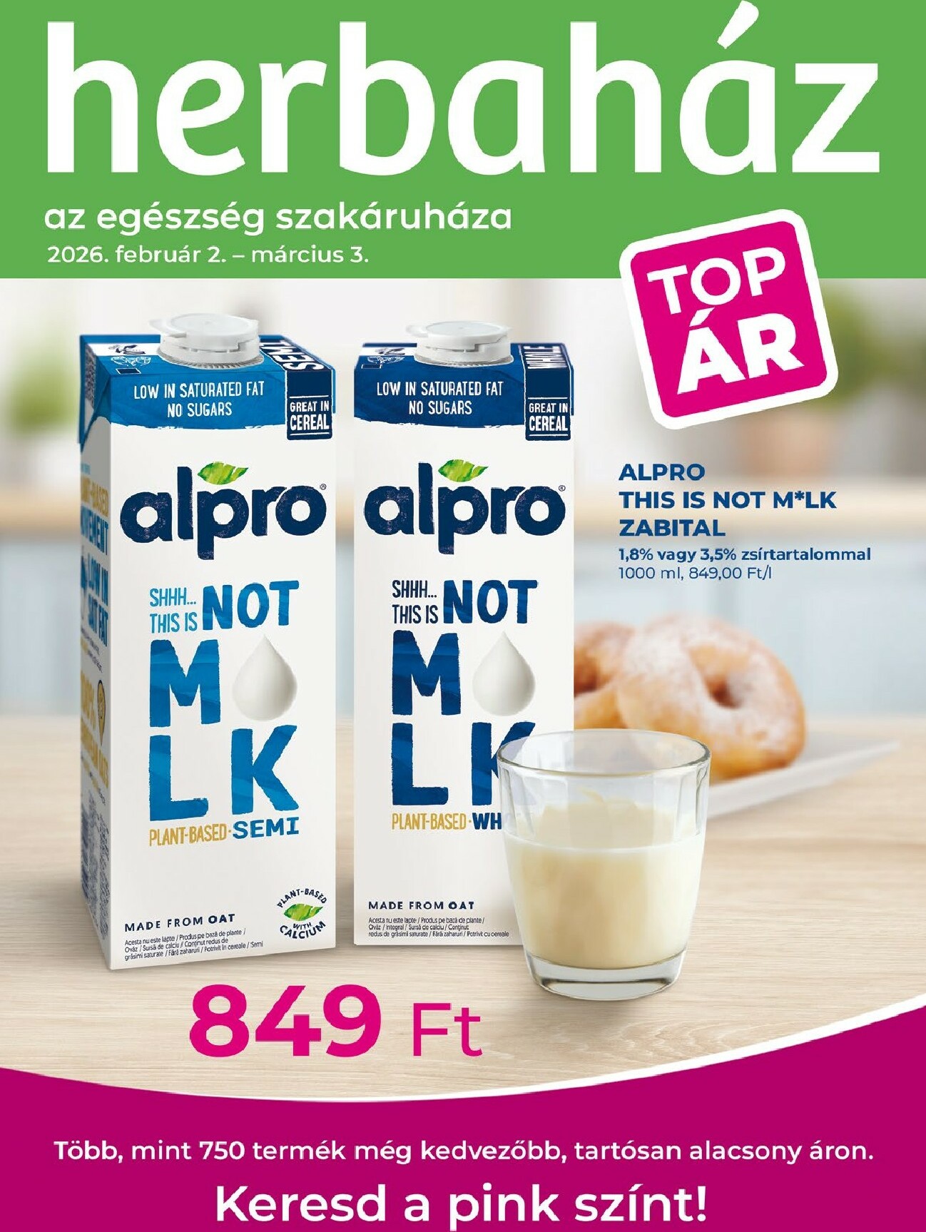 herbahaz - Herbaház akciós újság, érvényes 2026.02.02. - 2026.03.03. - page: 1